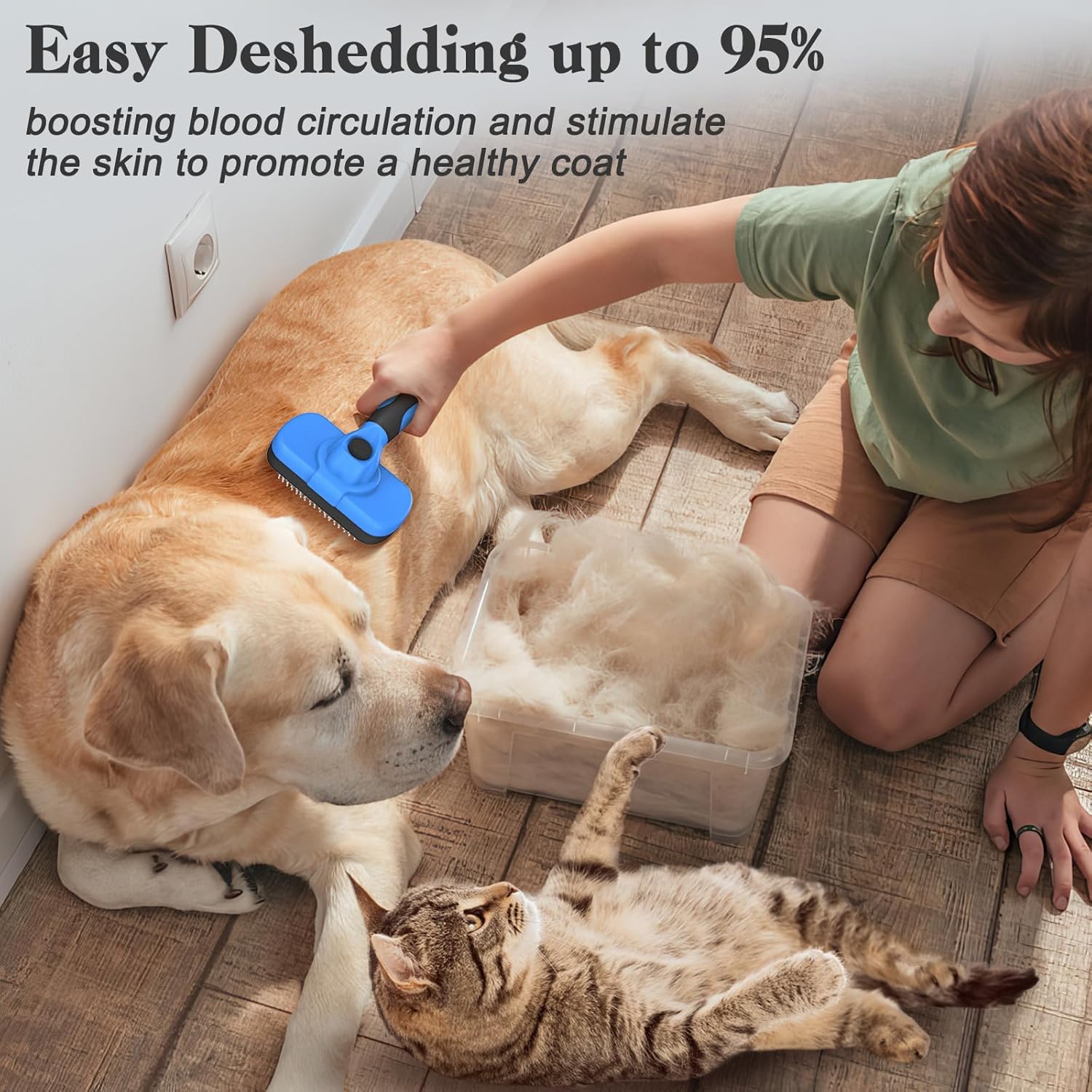 Swihauk Self-Cleaning Slicker Brush