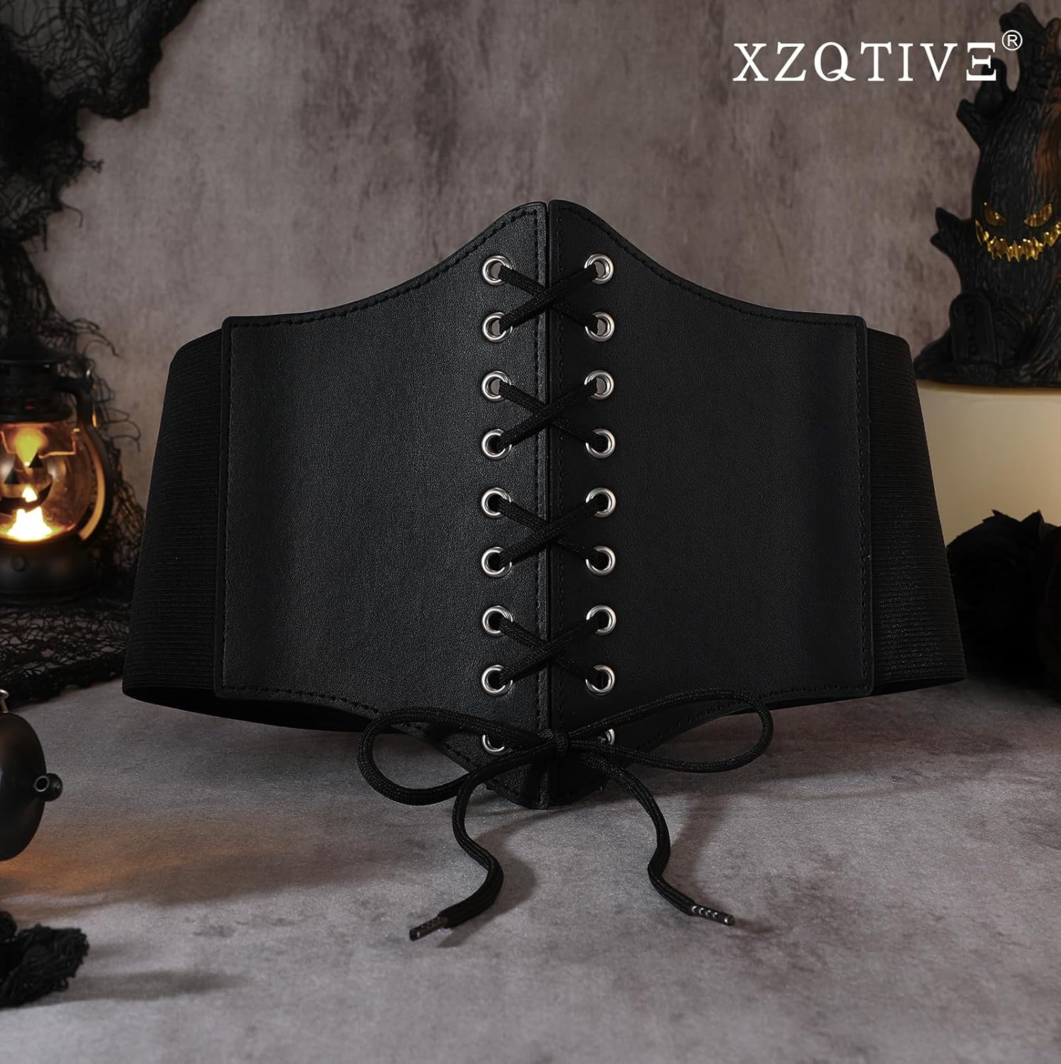 XZQTIVE Black Corset Waist Belt for Women