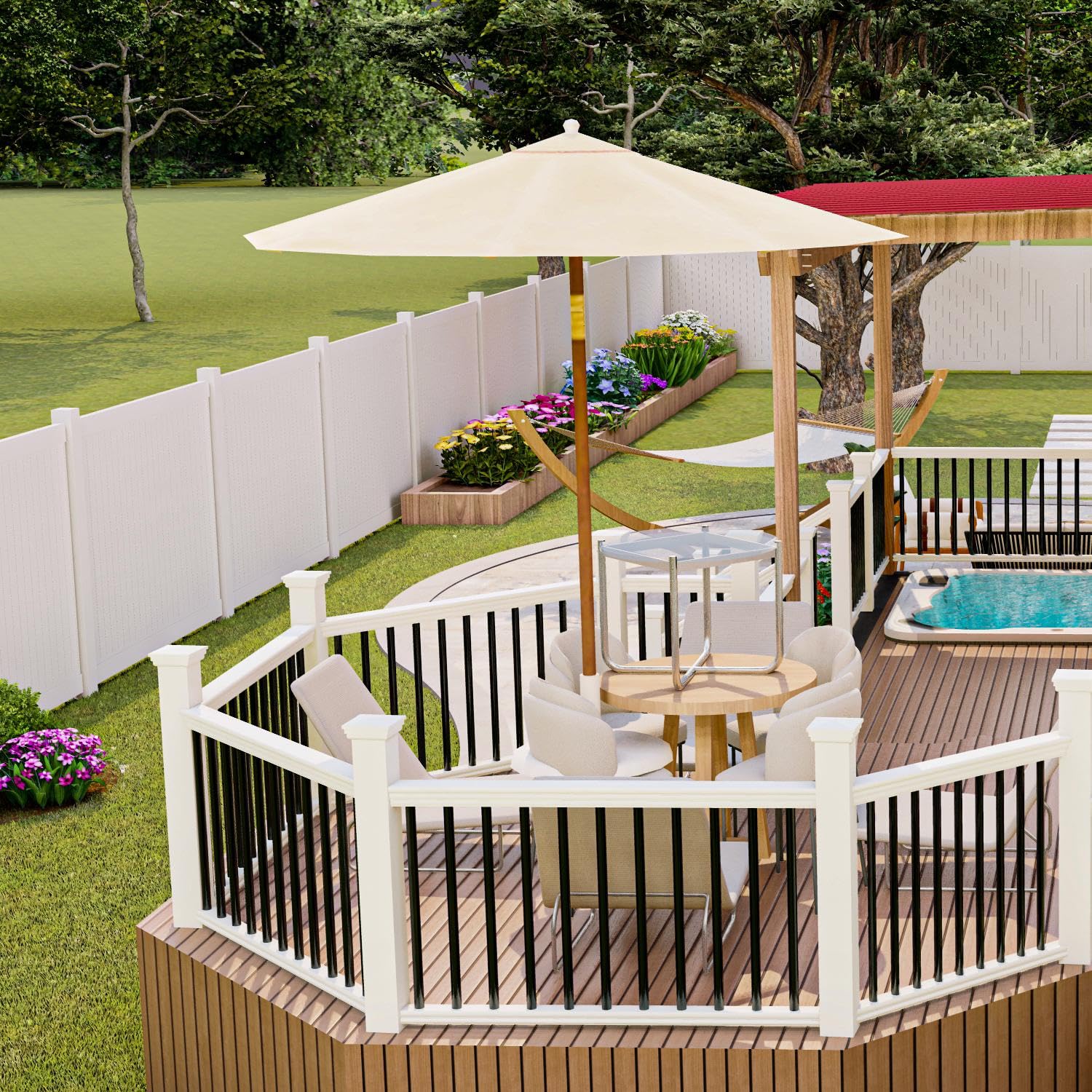 HYPERGIANT 105 Pack 26" Aluminum Deck Balusters