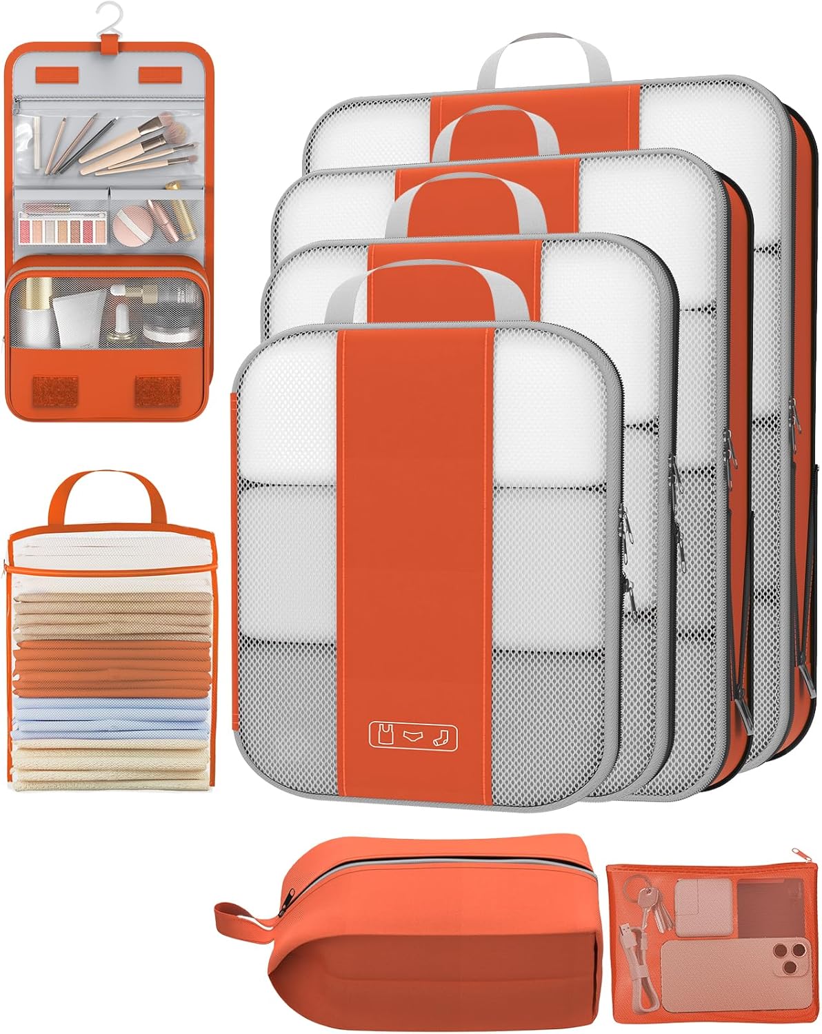 OlarHike 10 Compression Packing Cubes