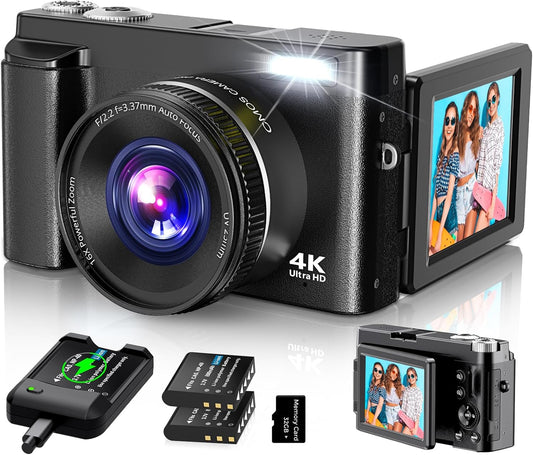 4K Digital Camera 48MP Vlogging Camera