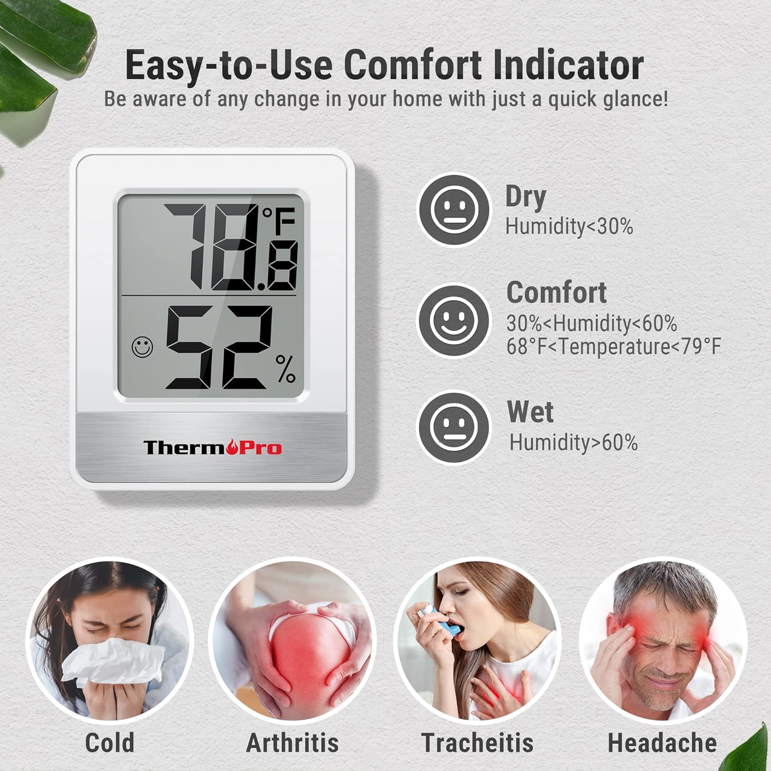 ThermoPro TP49 Digital Hygrometer