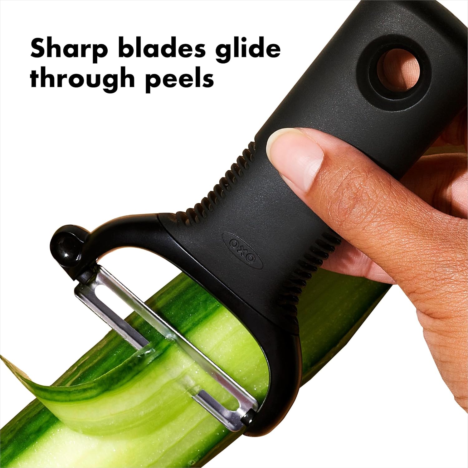 Ergonomic Y-Shaped Peeler for Kitchen Use