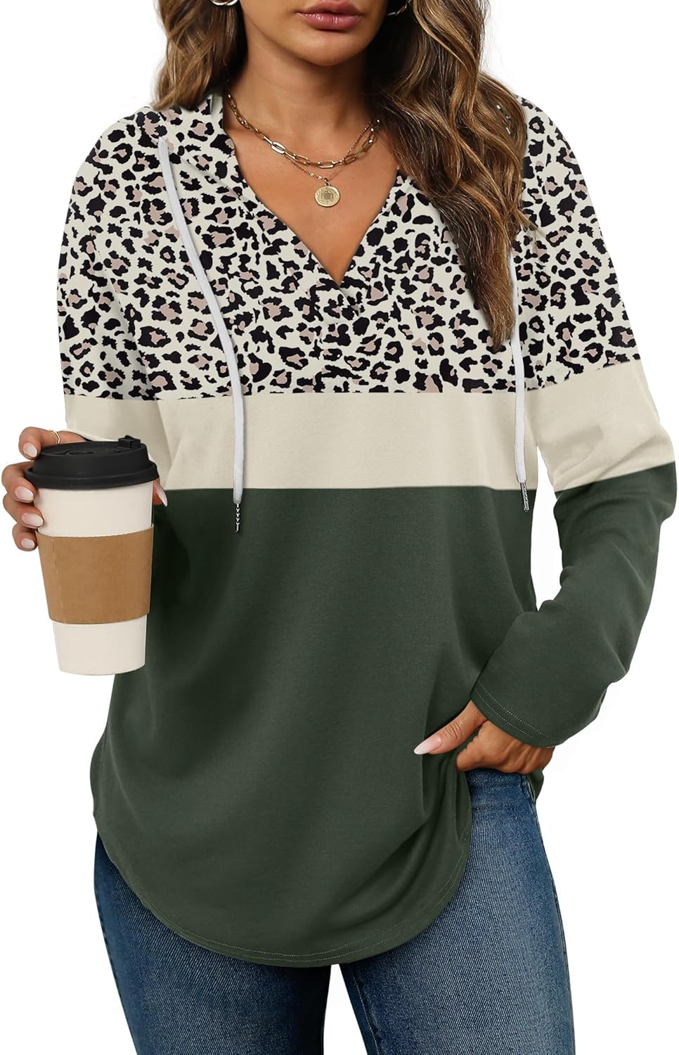 Bofell Women’s Oversized Pullover Hoodie