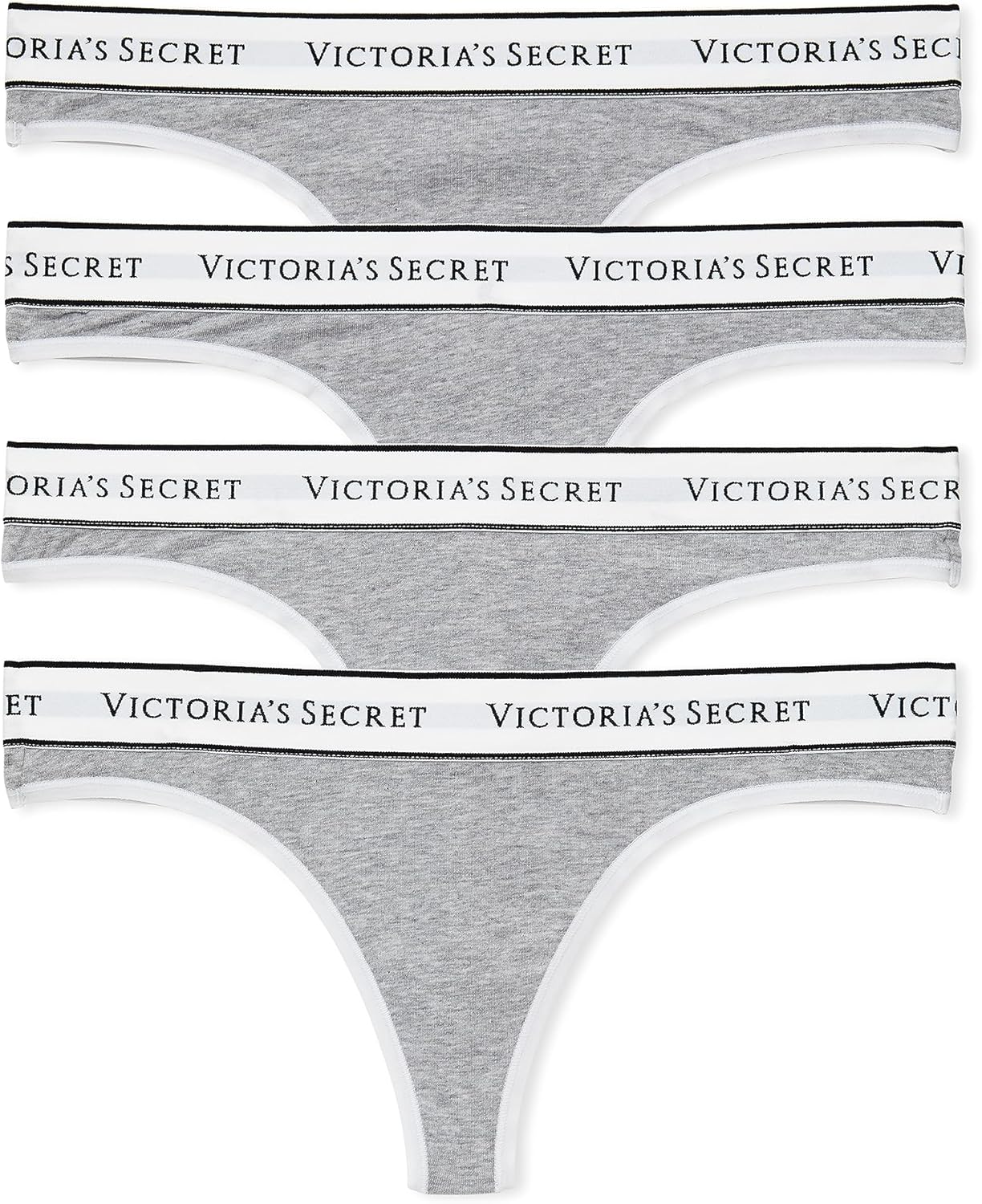 Victoria's Secret Women's Cotton Logo Thong Underwear
