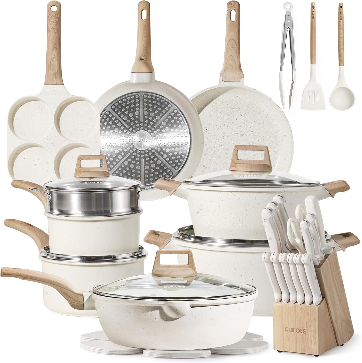 CAROTE Nonstick Cookware Sets