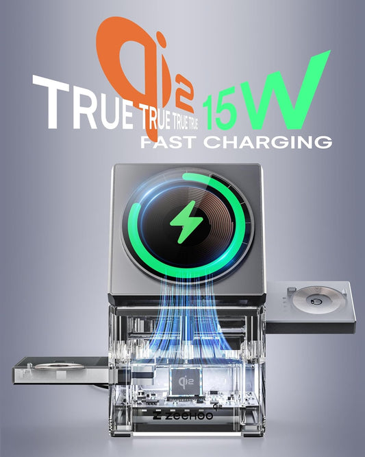 Qi2 Certified Wireless Charger for Apple Devices