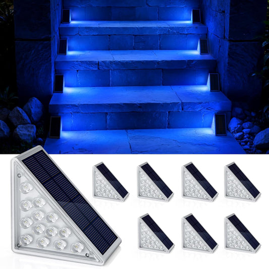 NIORSUN Solar Step Lights for Outside