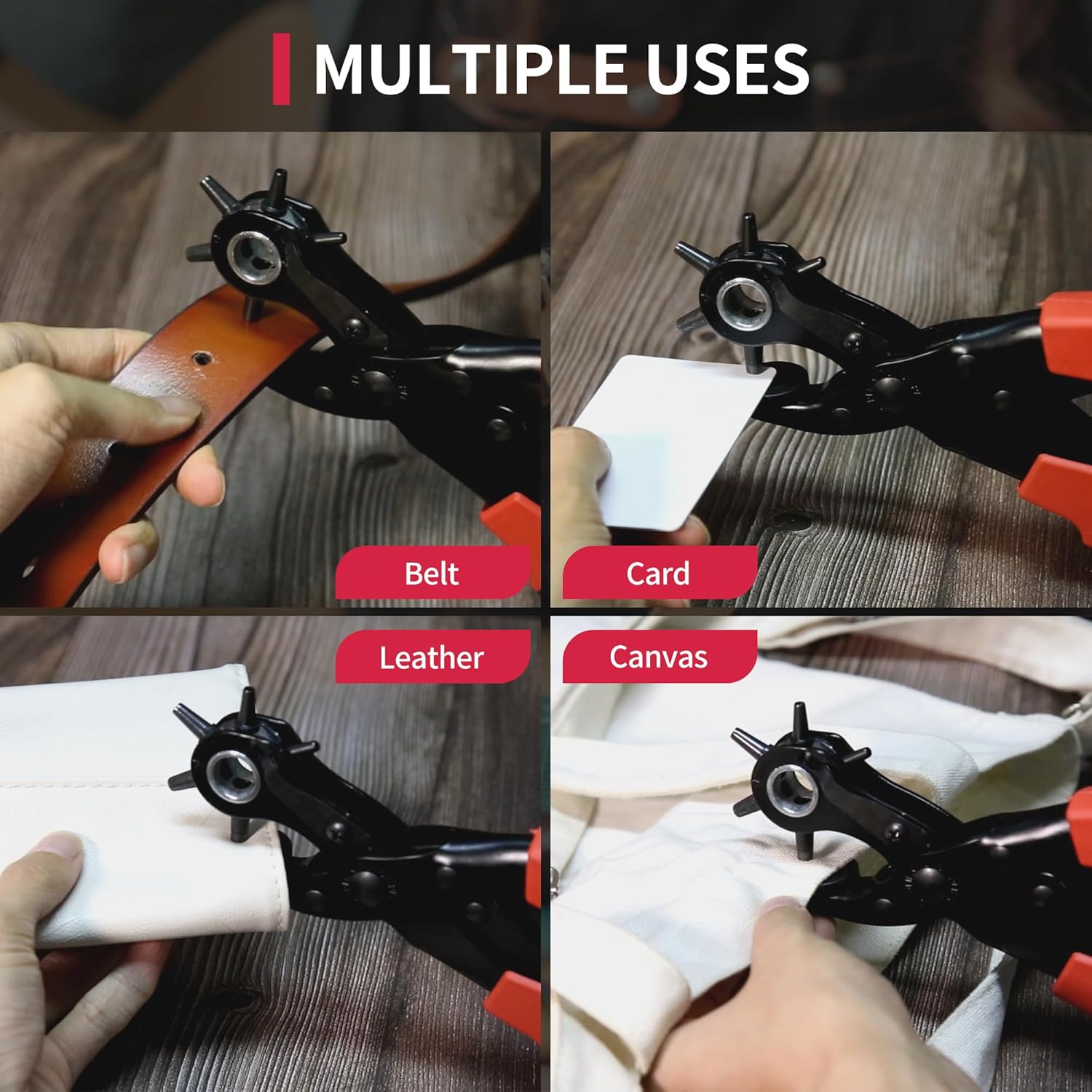 XOOL Leather Hole Punch Plier Kit