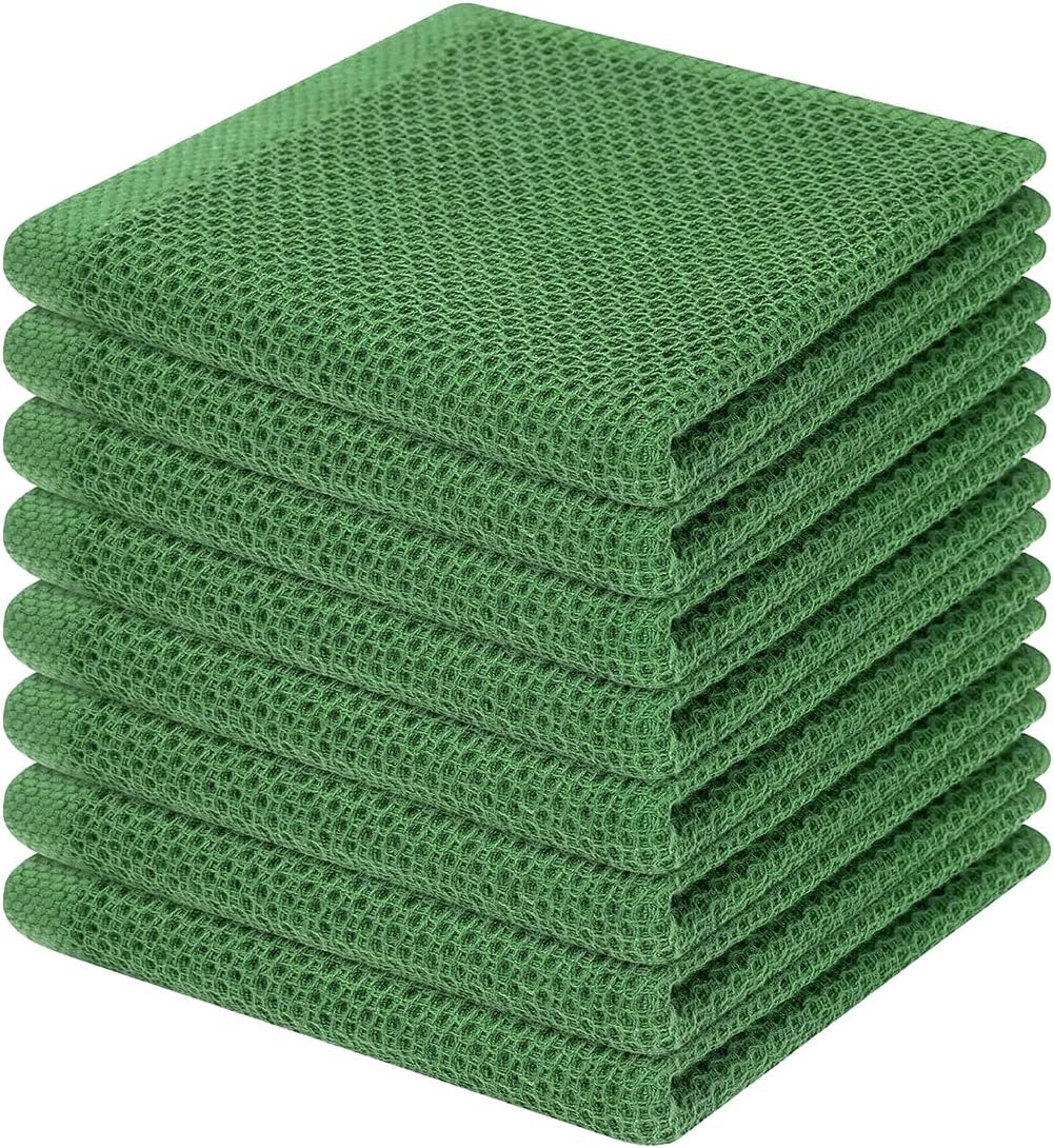 Homaxy 100% Cotton Waffle Dish Cloths