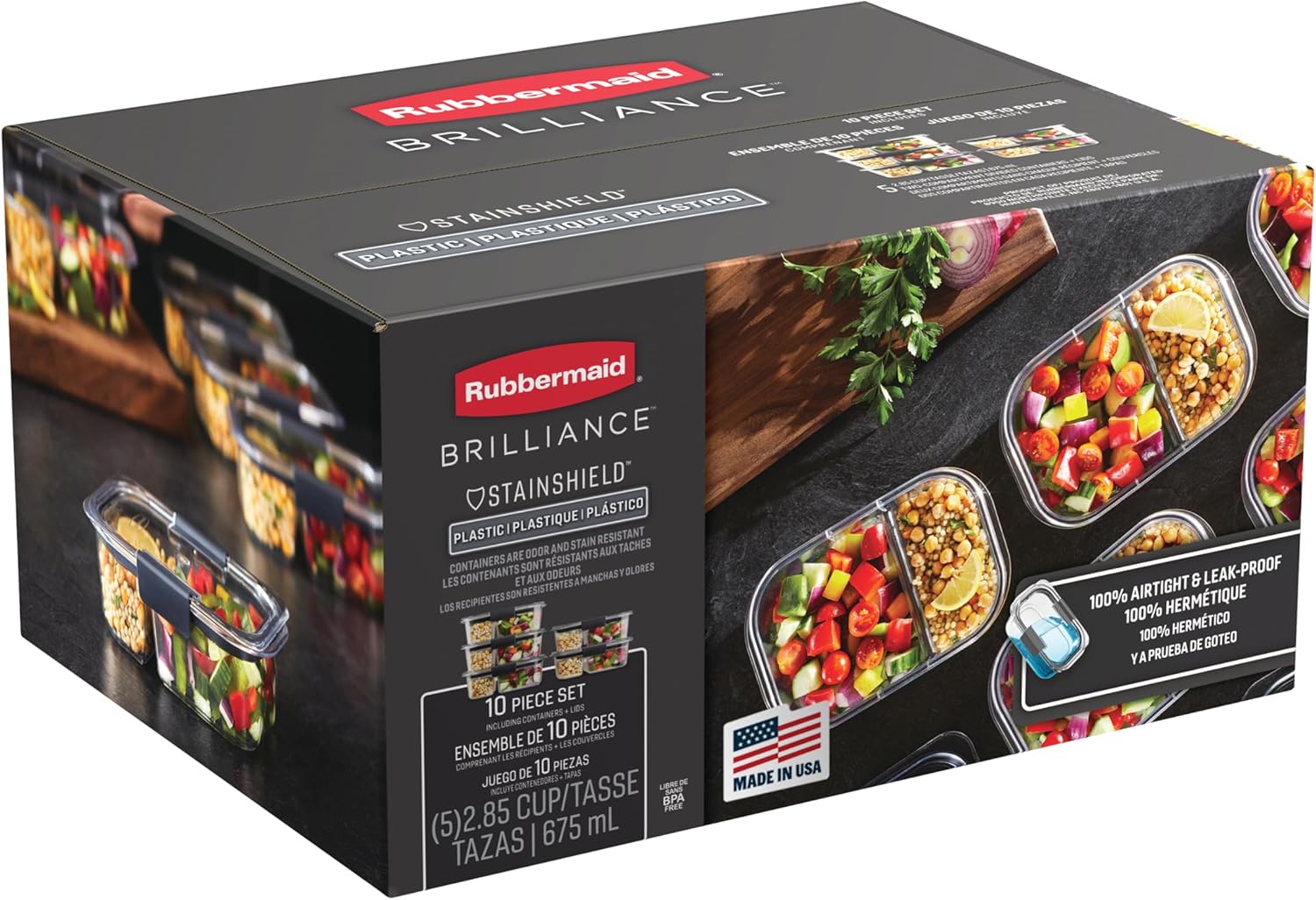 Rubbermaid Brilliance Food Storage