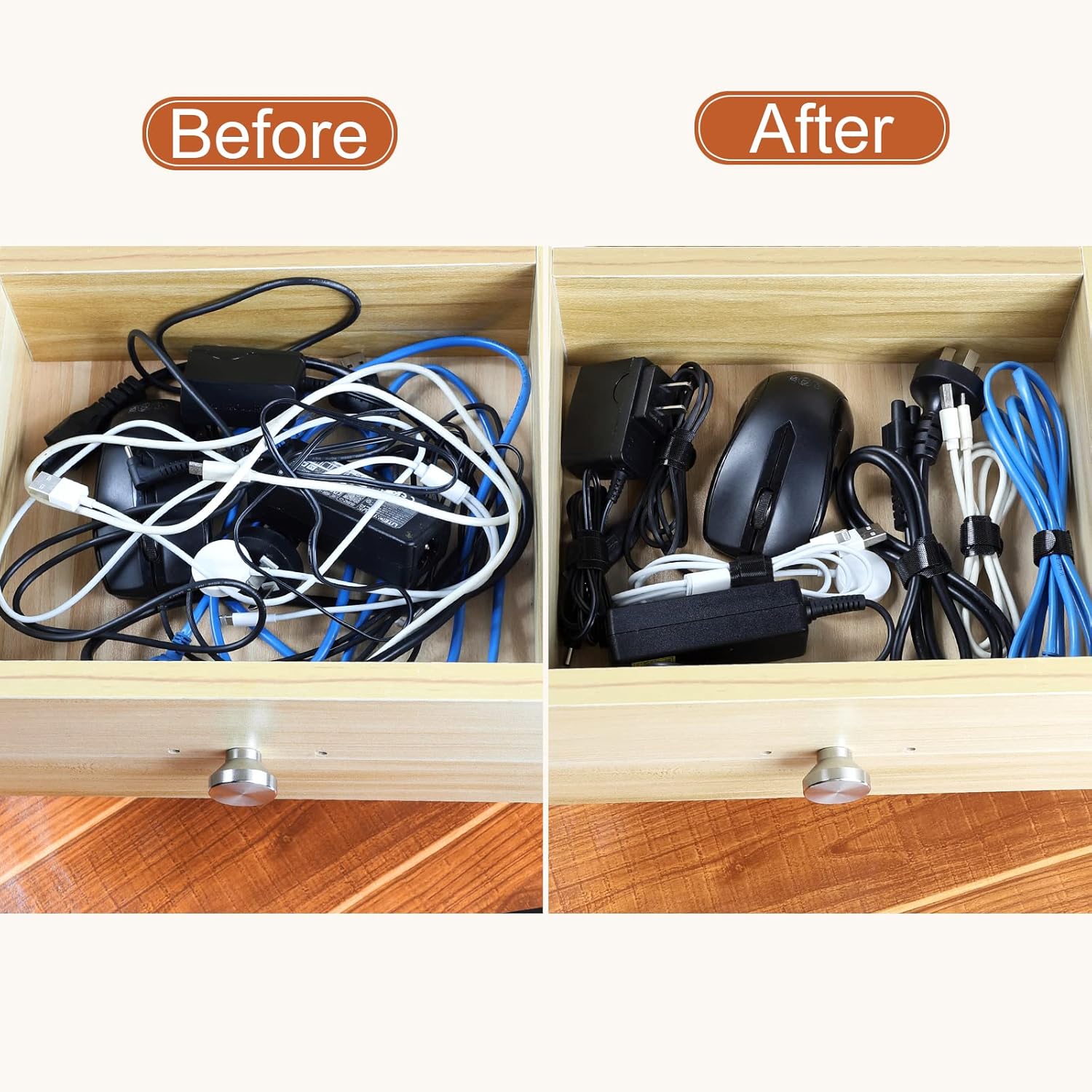 Cable Ties Reusable Multi-Purpose Wire Ties