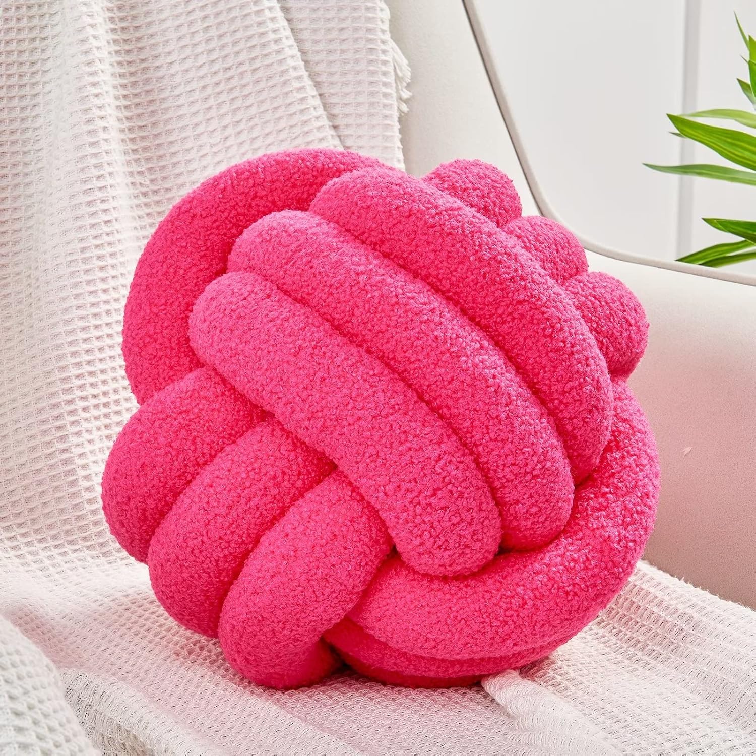 Uvvyui Knot Pillow Ball Soft Home Decorative