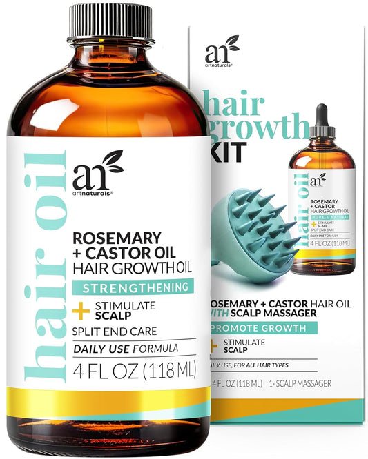 ArtNaturals Organic Rosemary & Castor Hair Growth Oil