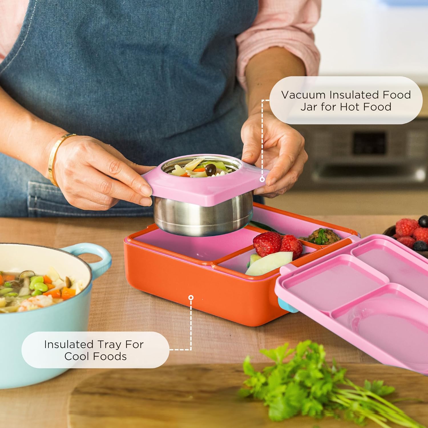 OmieBox Kids Bento Lunch Box
