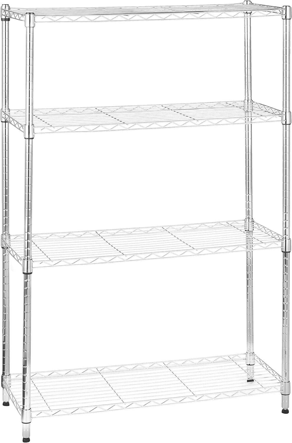 5-Shelf Adjustable Heavy Duty Steel Wire Rack Storage