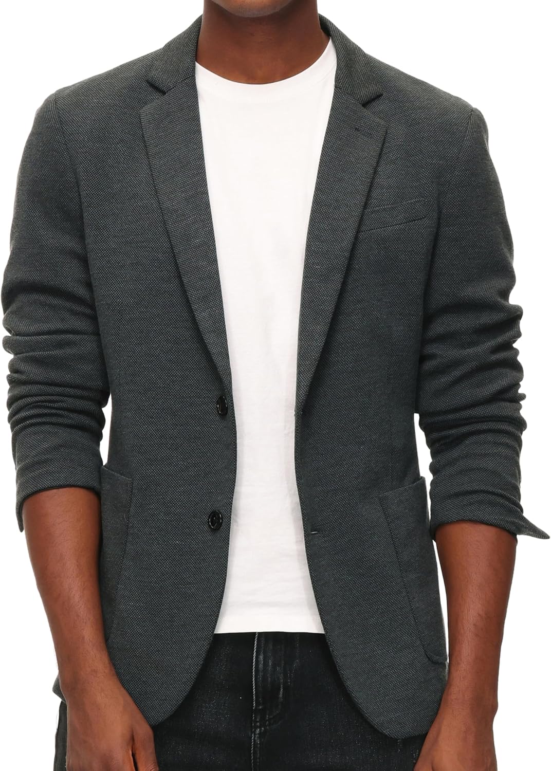 JONES Men's Casual Knit Blazer Suit Jackets