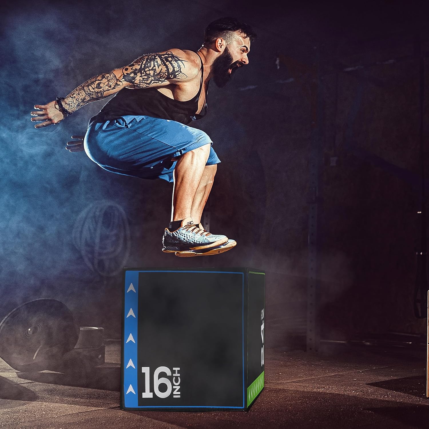 BalanceFrom Plyometric Jump Box for Home Gym