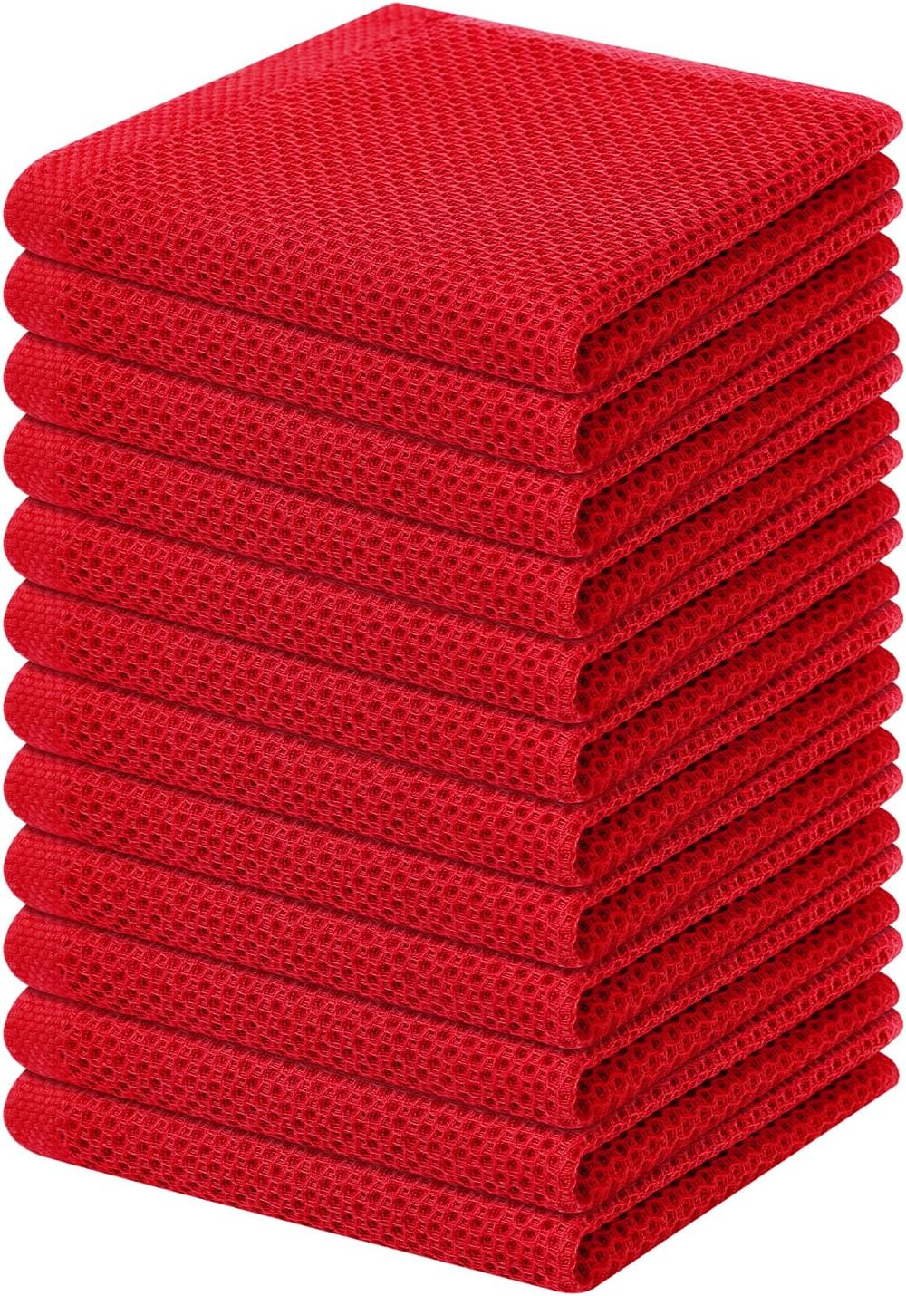 Homaxy 100% Cotton Waffle Dish Cloths