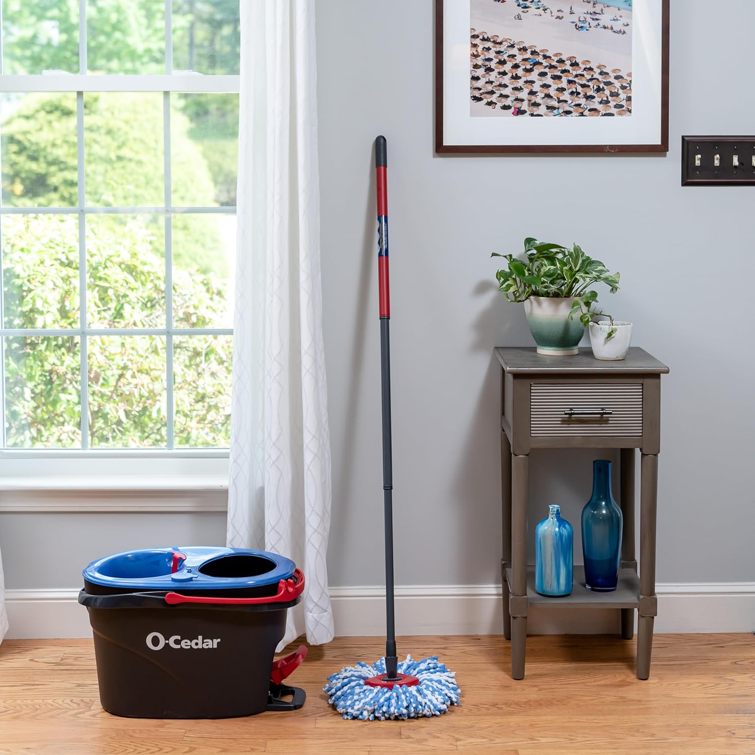 O-Cedar RinseClean Spin Mop & Bucket