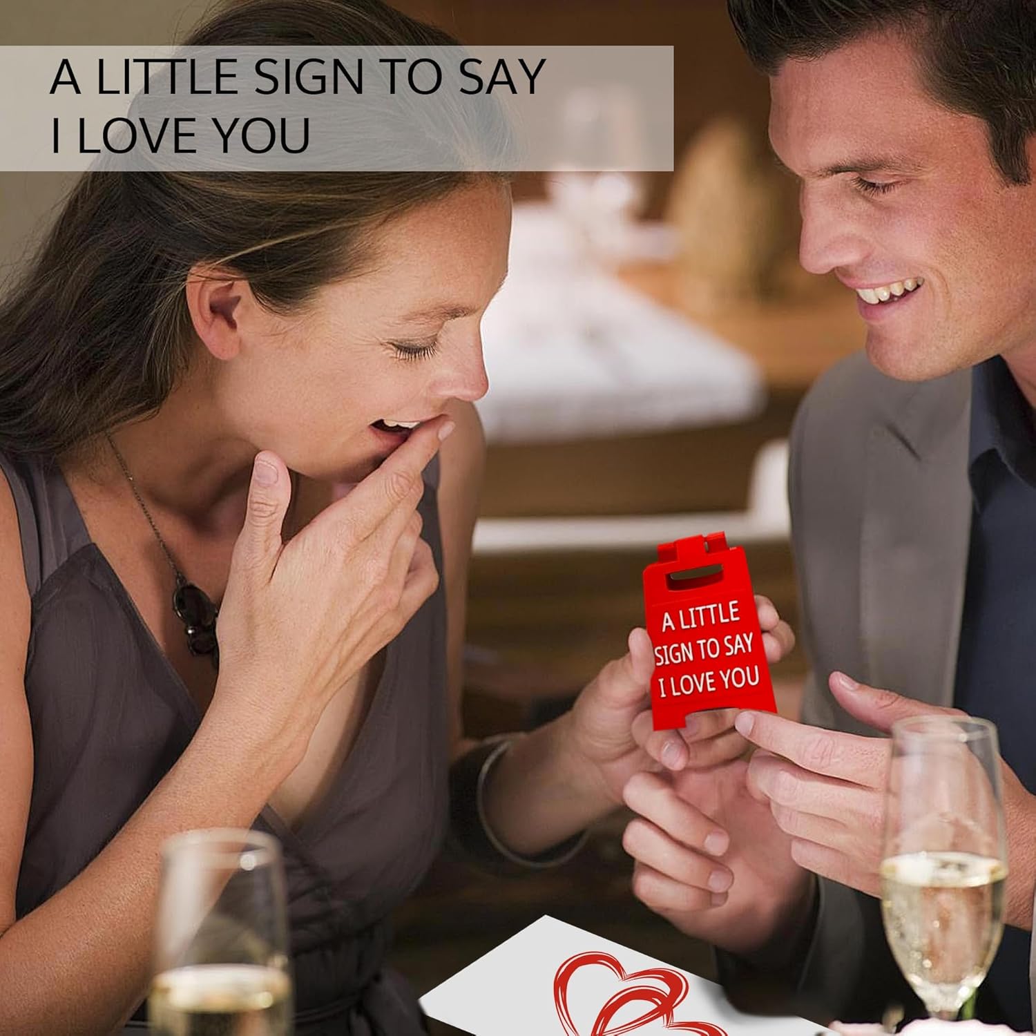 Mini Sign Valentine's Decoration Anniversary Present