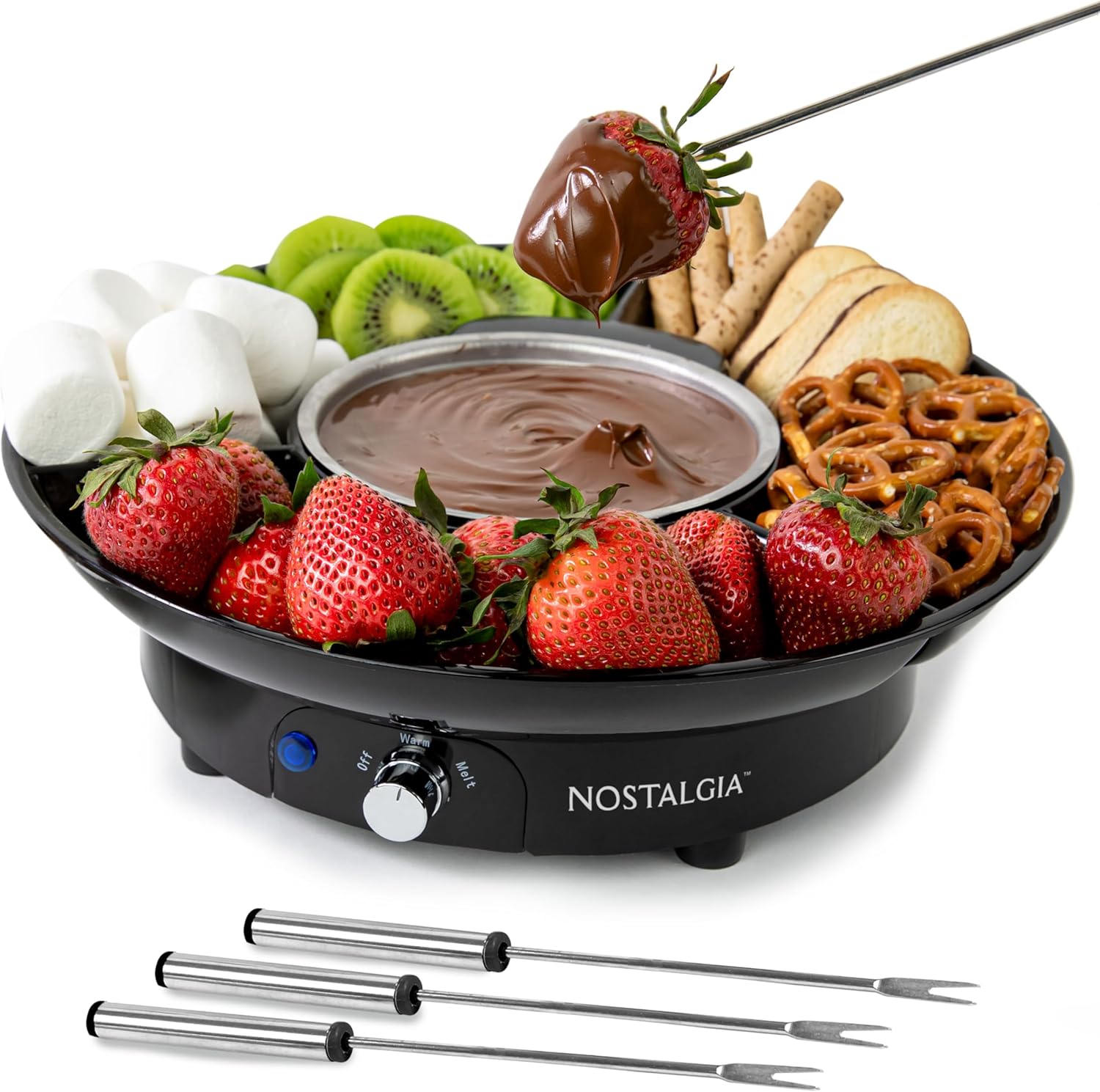 Nostalgia Electric Fondue Party Set