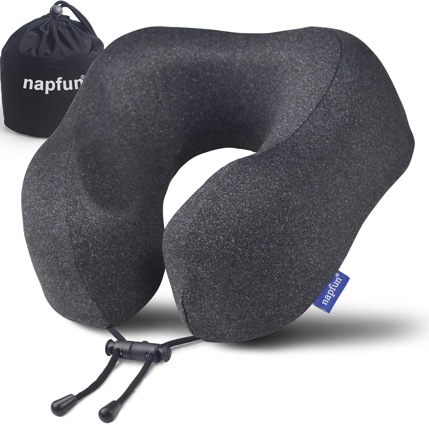 Napfun Memory Foam Travel Neck Pillow