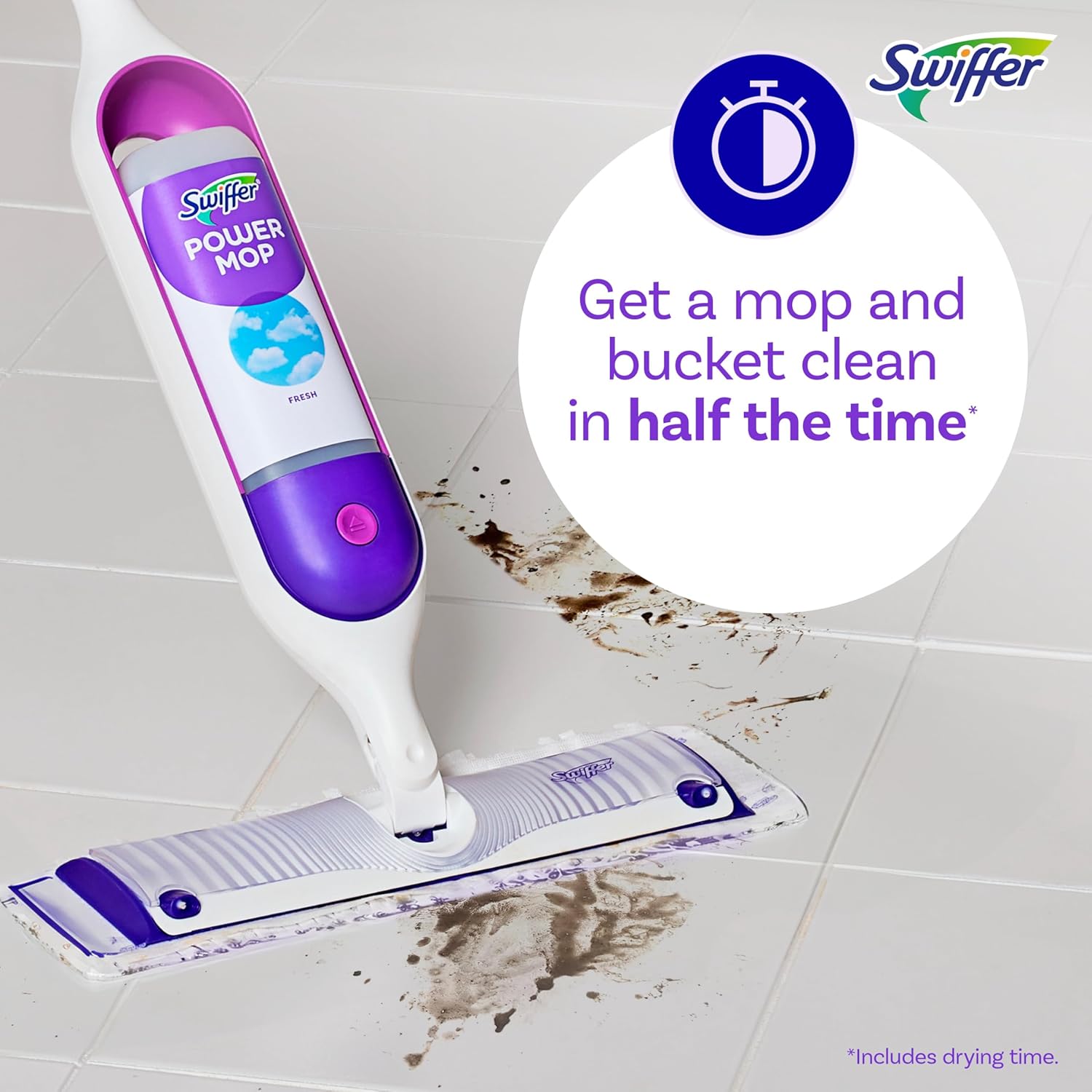 Swiffer PowerMop Kit Floor Cleaner