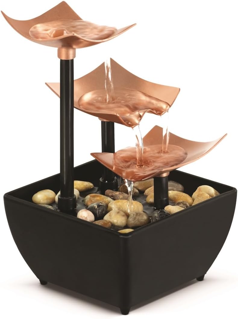 Homedics Tabletop Water Fountain Home Décor