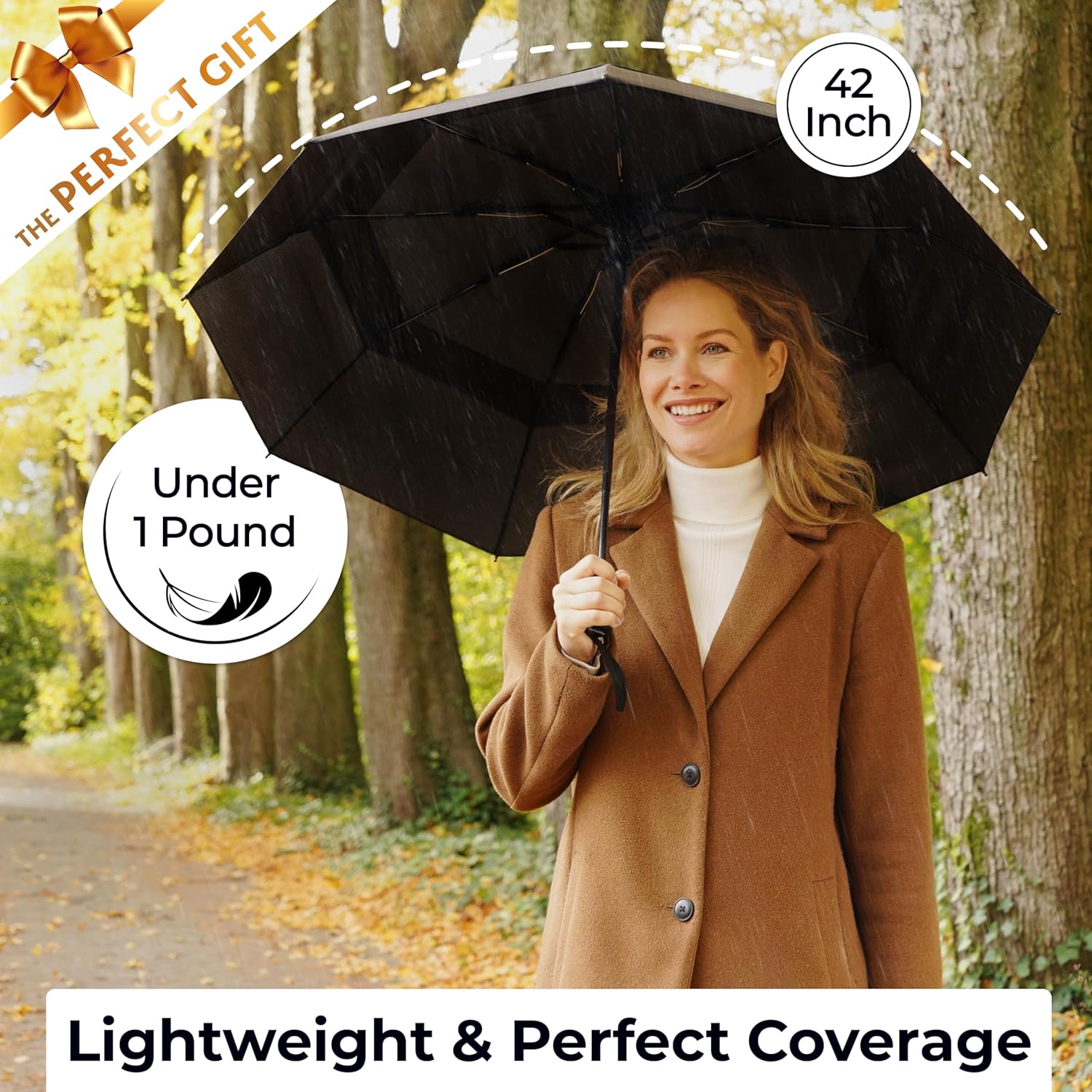 TUMELLA Windproof Travel Umbrella