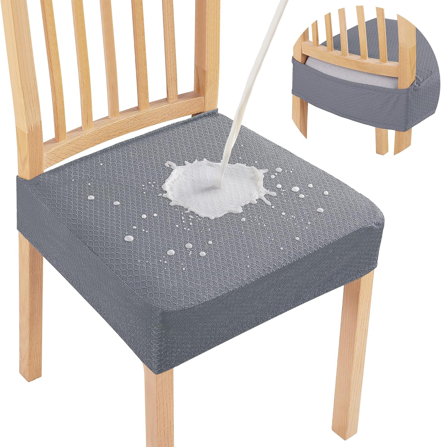 Smiry Waterproof Seat Covers for Dining Room