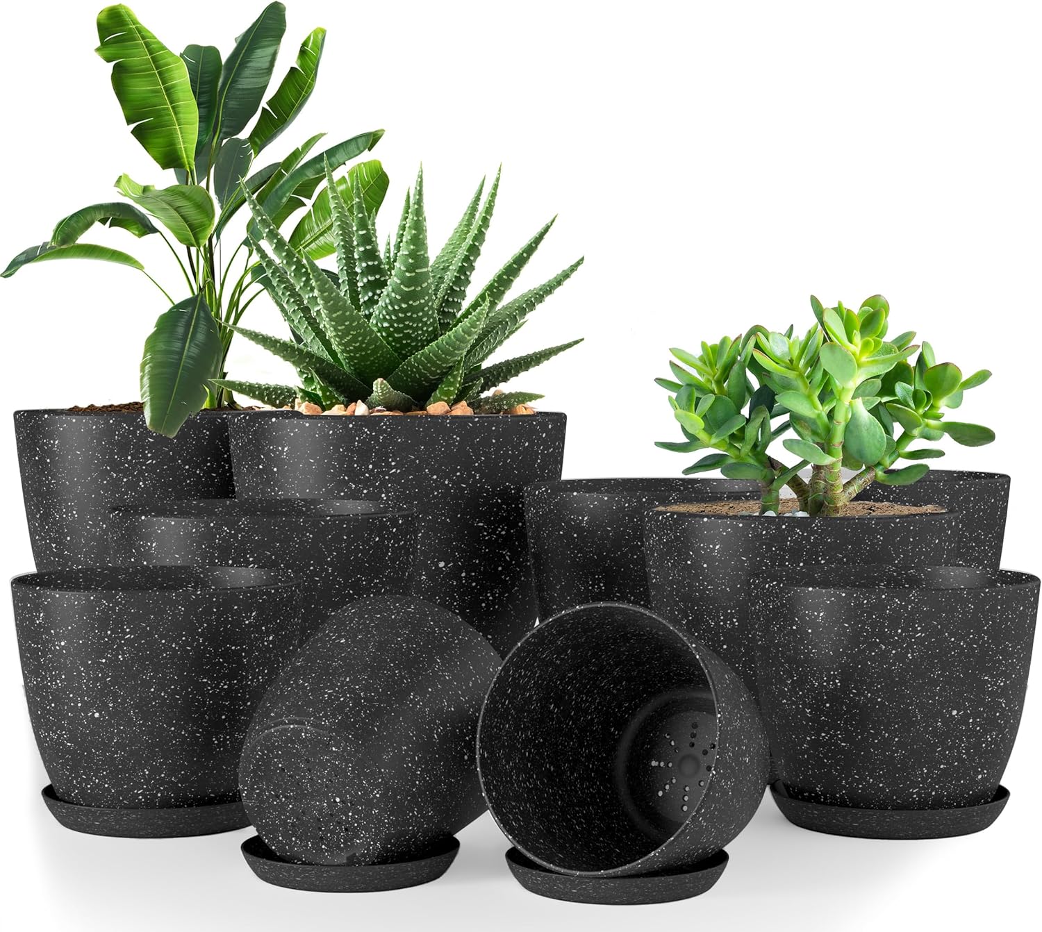 Utopia Home Plant Pots Indoor with Drainage Holes