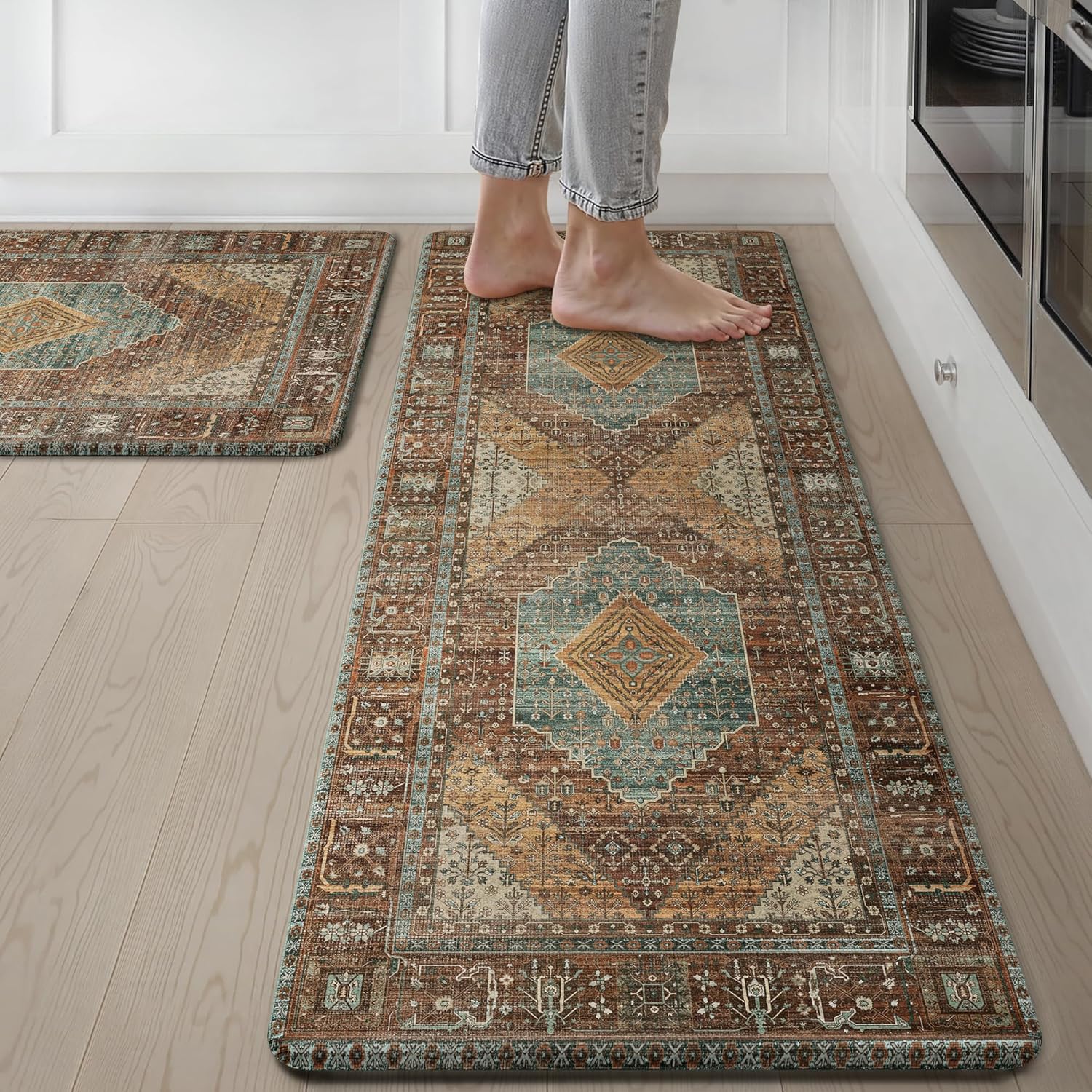 GENIMO Kitchen Mats for Floor 2PCs
