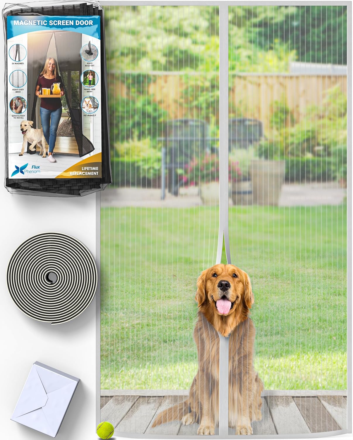 Flux Phenom Magnetic Screen Door Pet & Kid