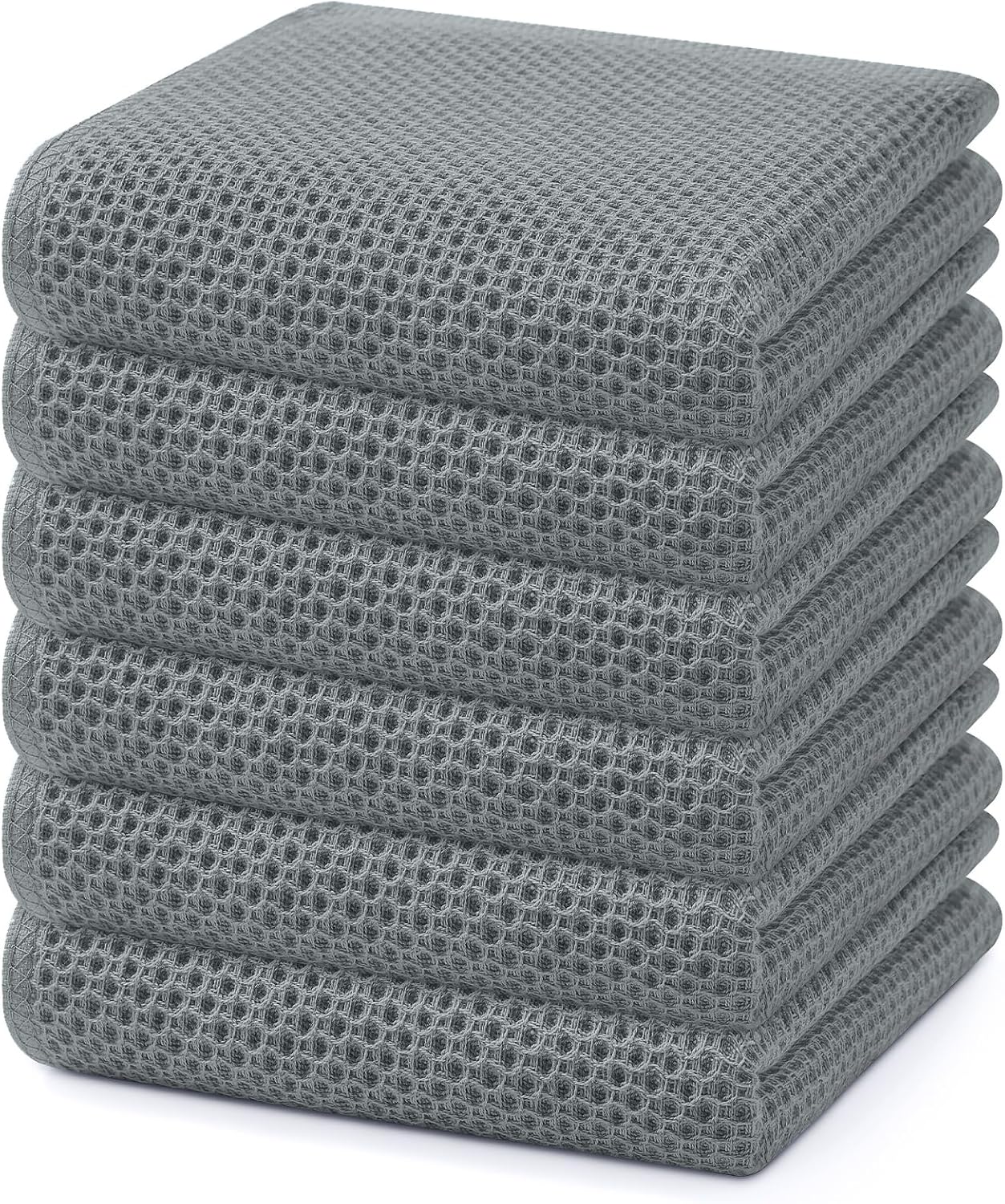 Homaxy 100% Cotton Waffle Dish Cloths
