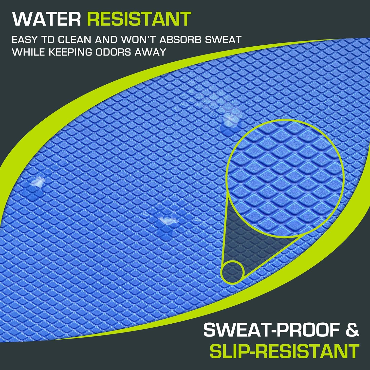 ProsourceFit Exercise Balance Pad Non-Slip Foam Mat