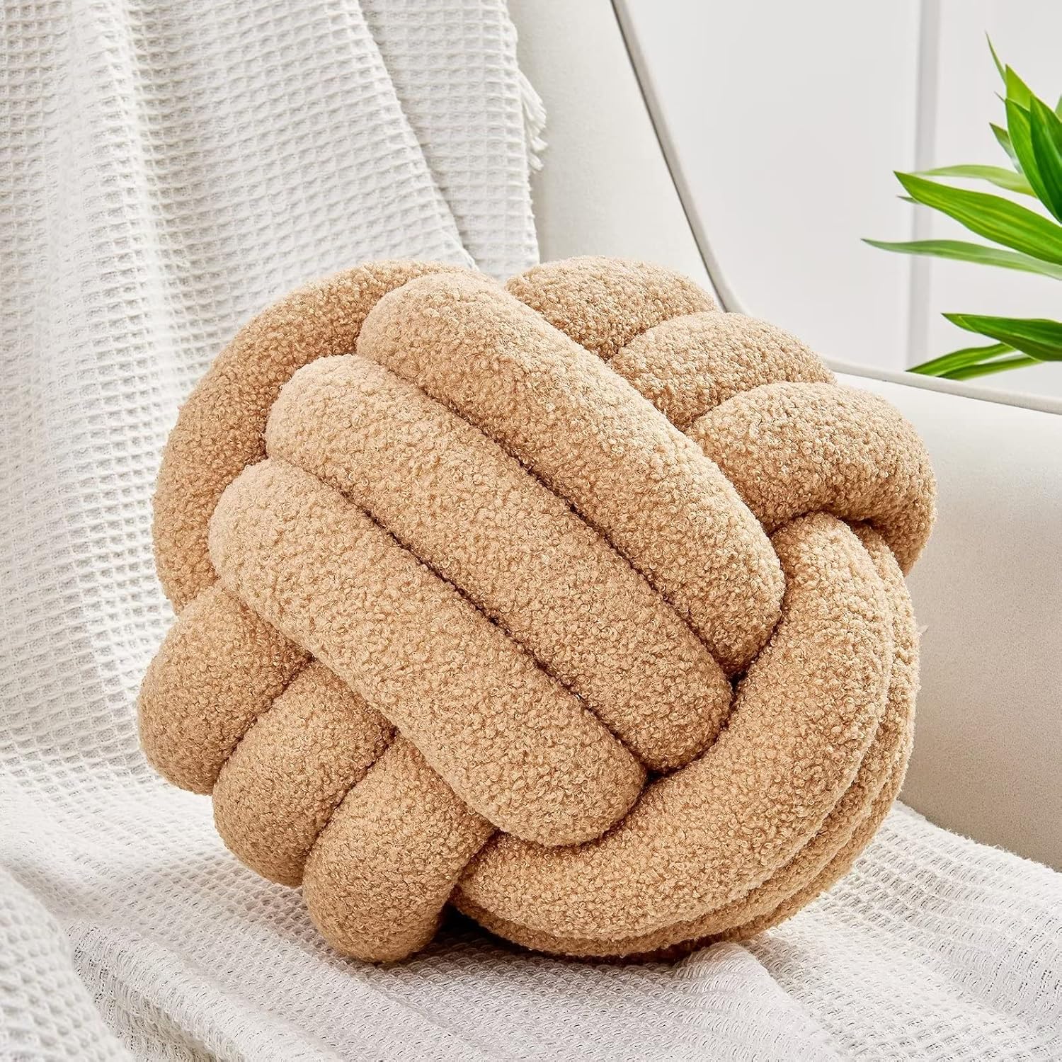 Uvvyui Knot Pillow Ball Soft Home Decorative