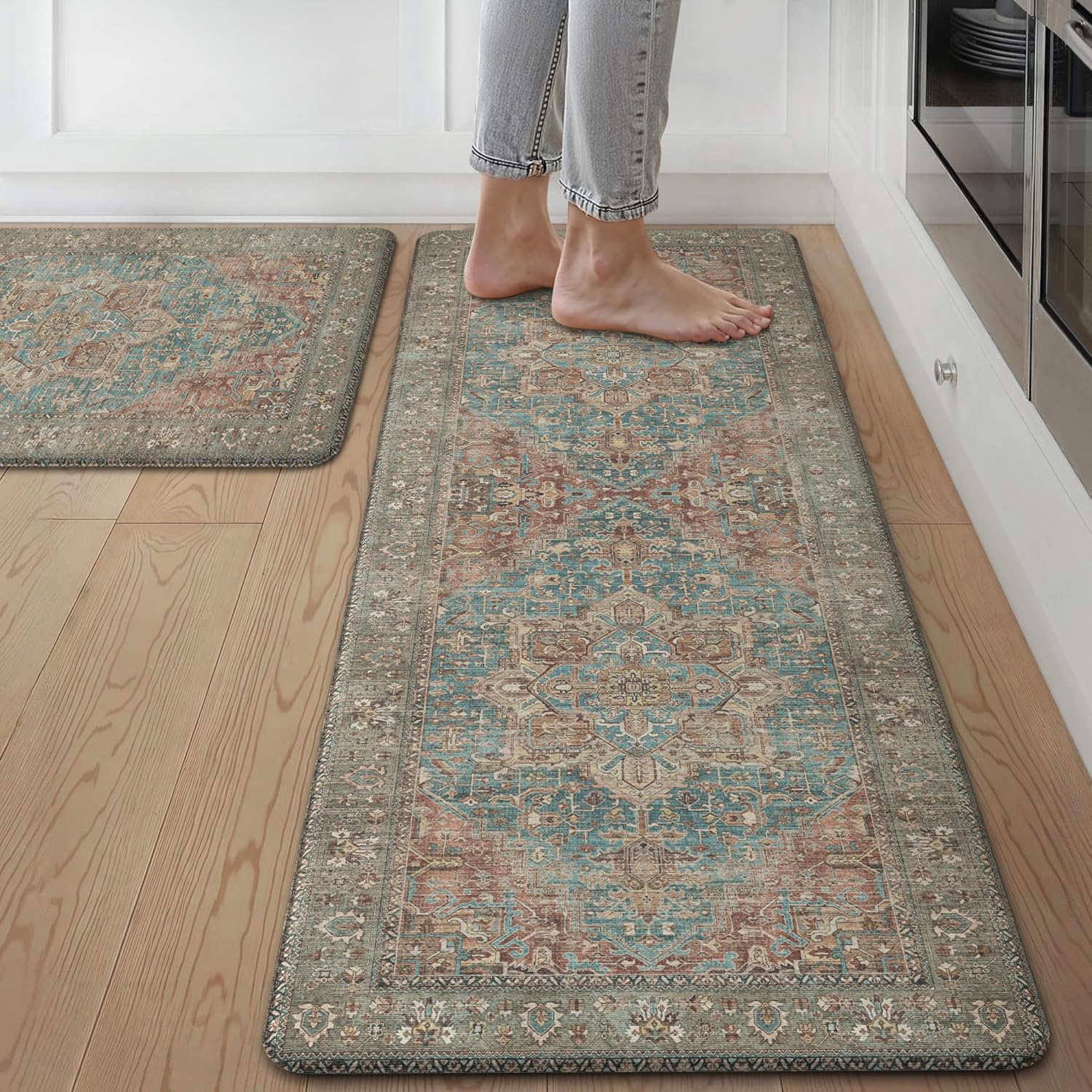 GENIMO Kitchen Mats for Floor 2PCs