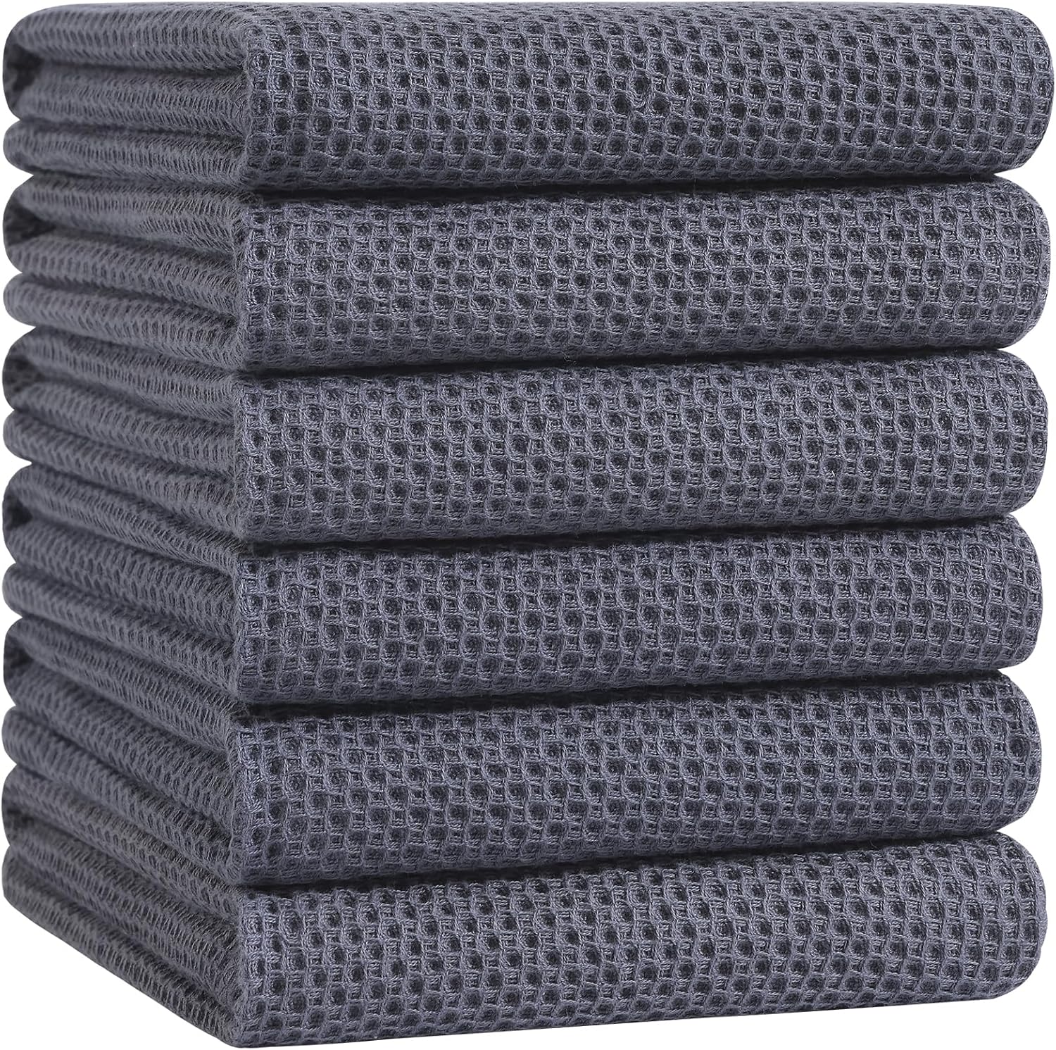 Homaxy 100% Cotton Waffle Dish Cloths