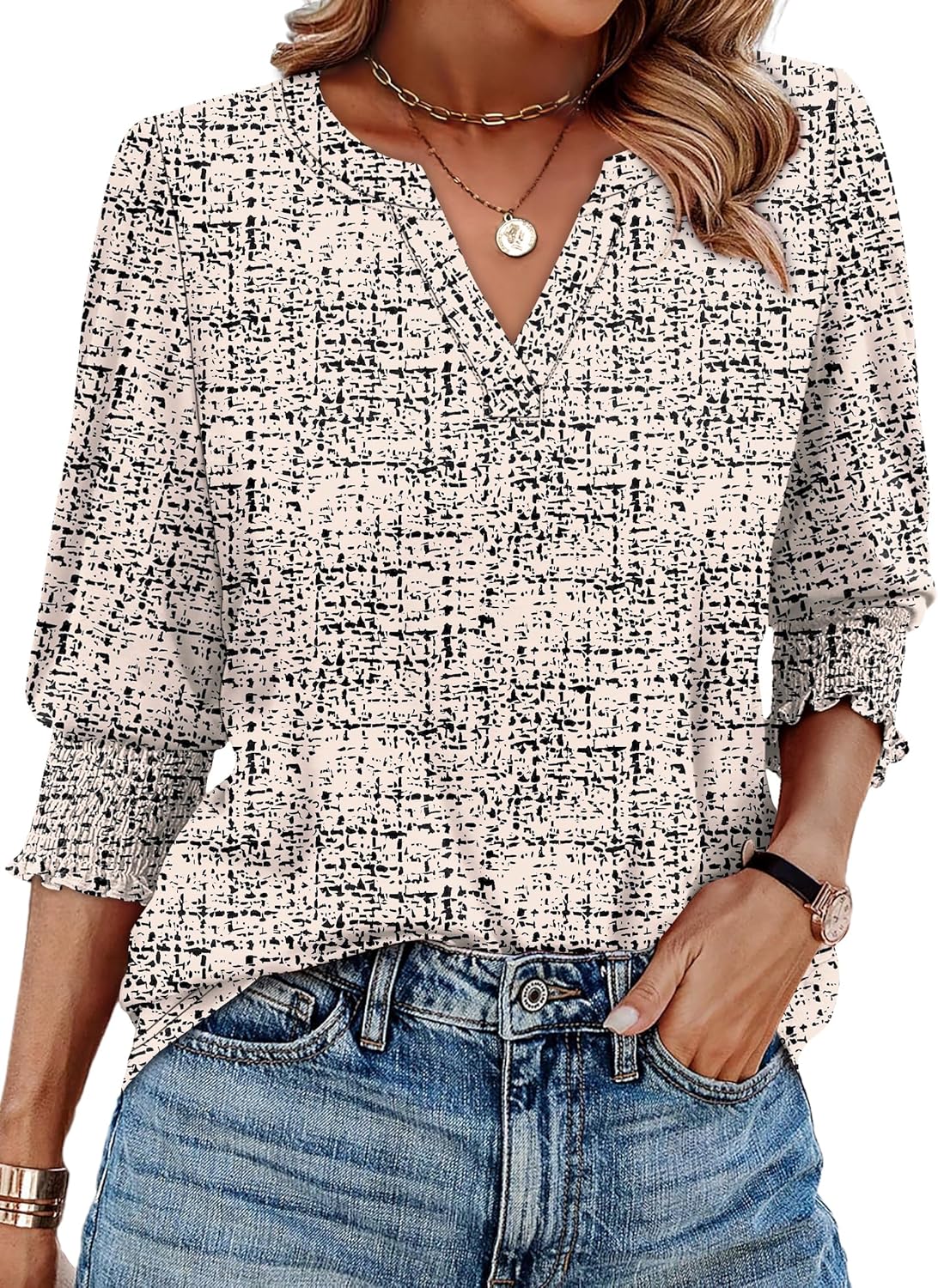 Trendy Summer Fall Blouse for Women