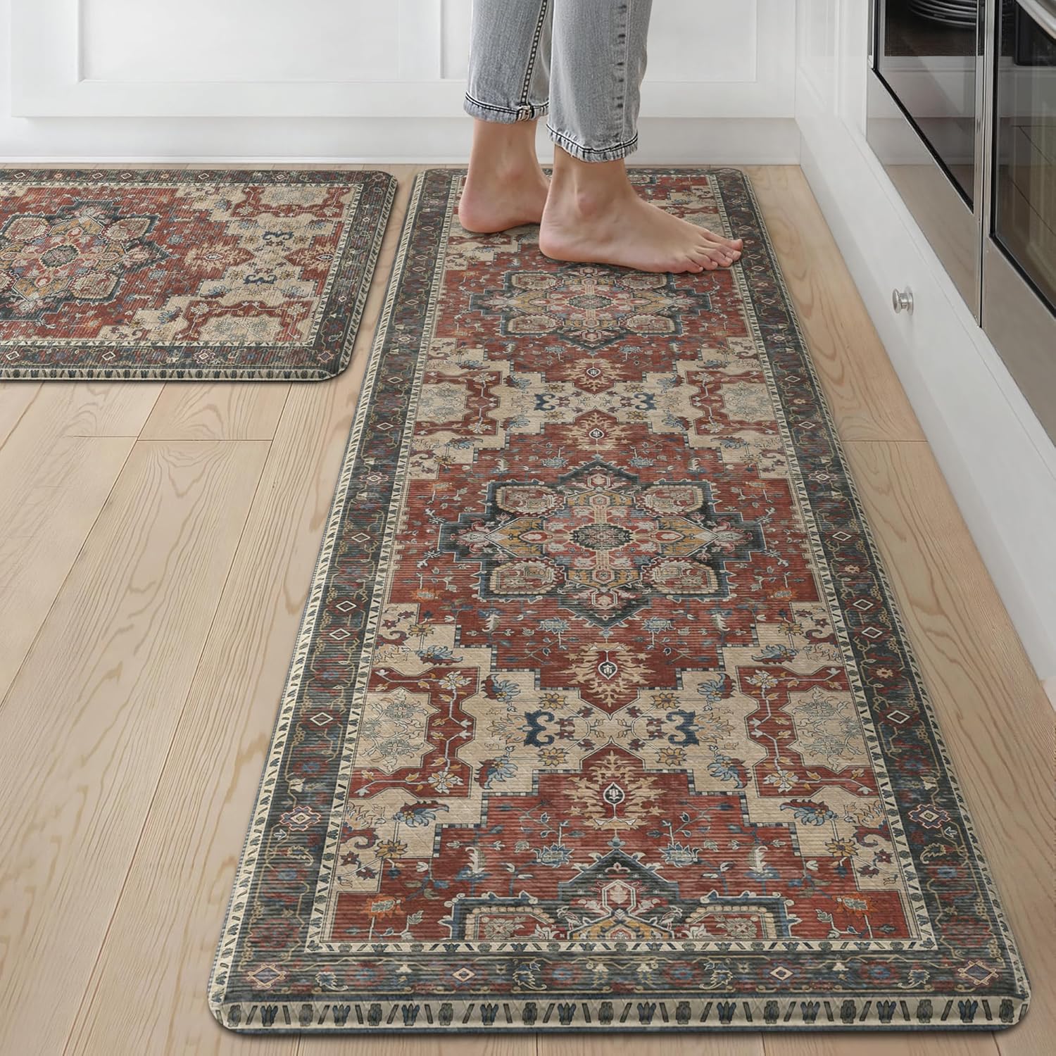 GENIMO Kitchen Mats for Floor 2PCs