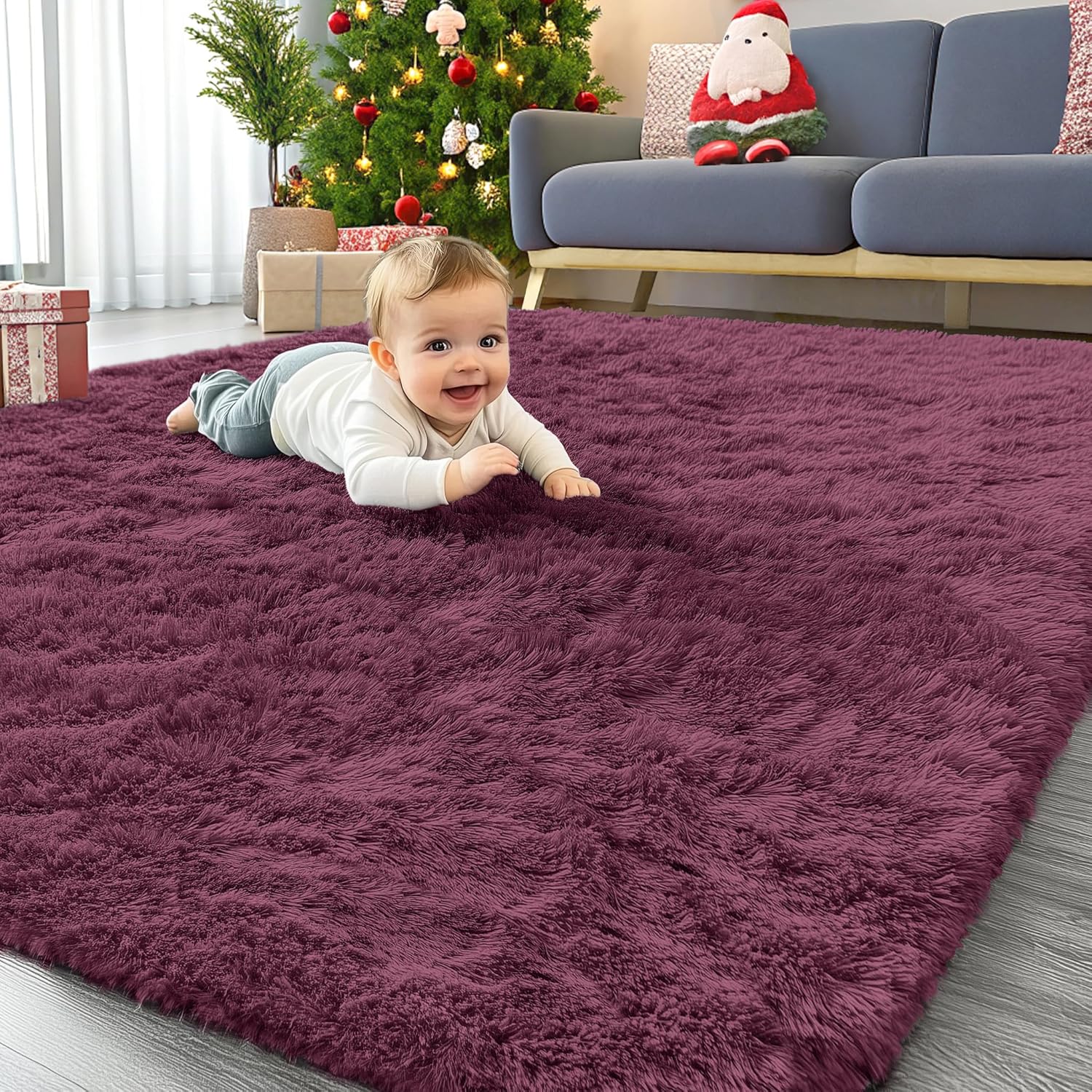 OLANLY Area Rugs for Living Room Bedroom