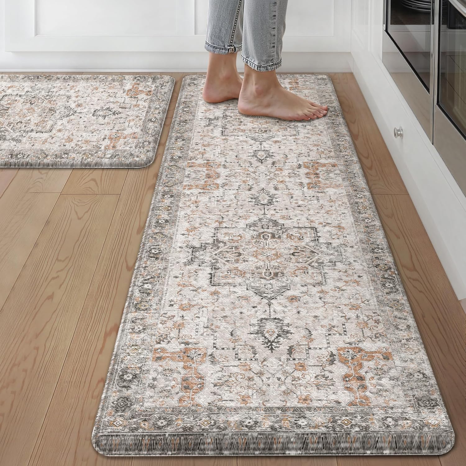 GENIMO Kitchen Mats for Floor 2PCs