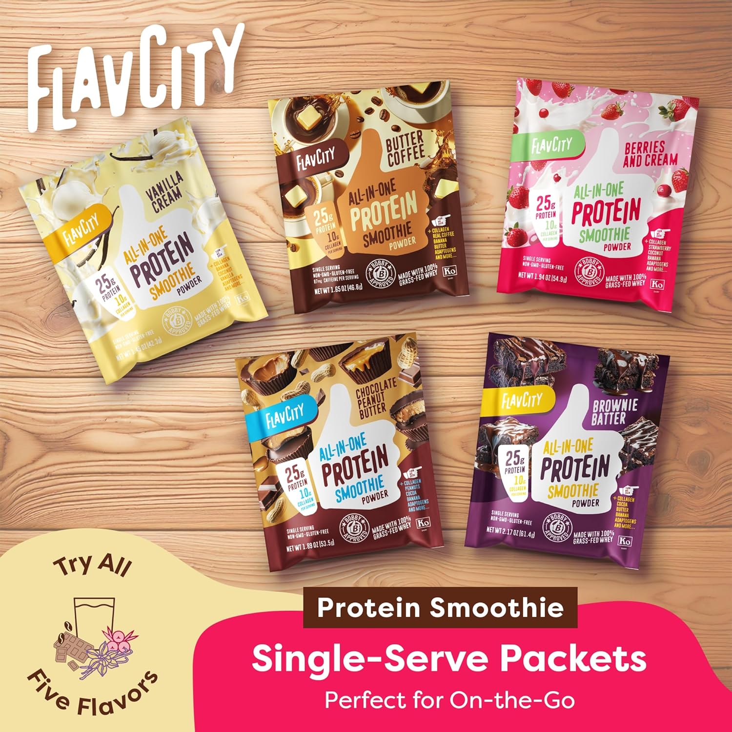 FlavCity Grass Fed Whey Protein