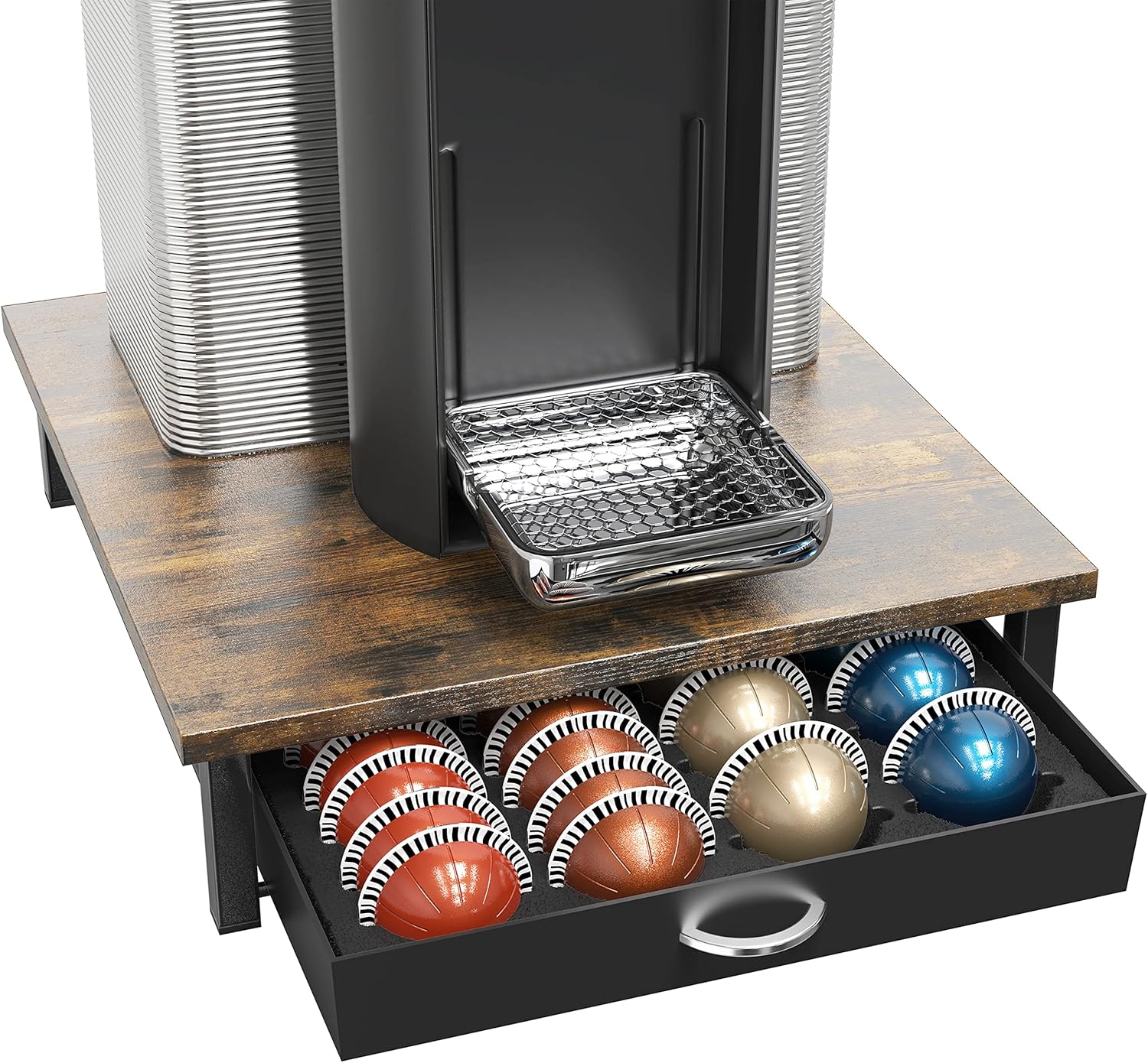 DecoBrothers Crystal Glass Nespresso Pod Holder