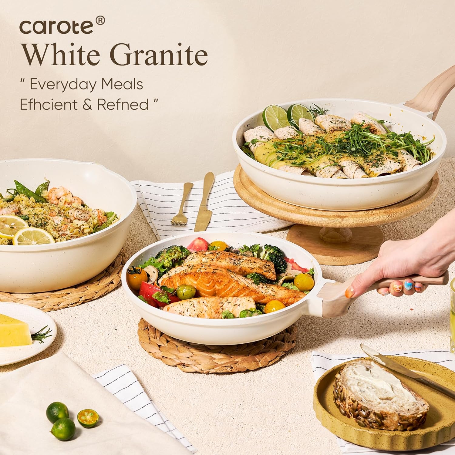 CAROTE Nonstick Cookware Sets