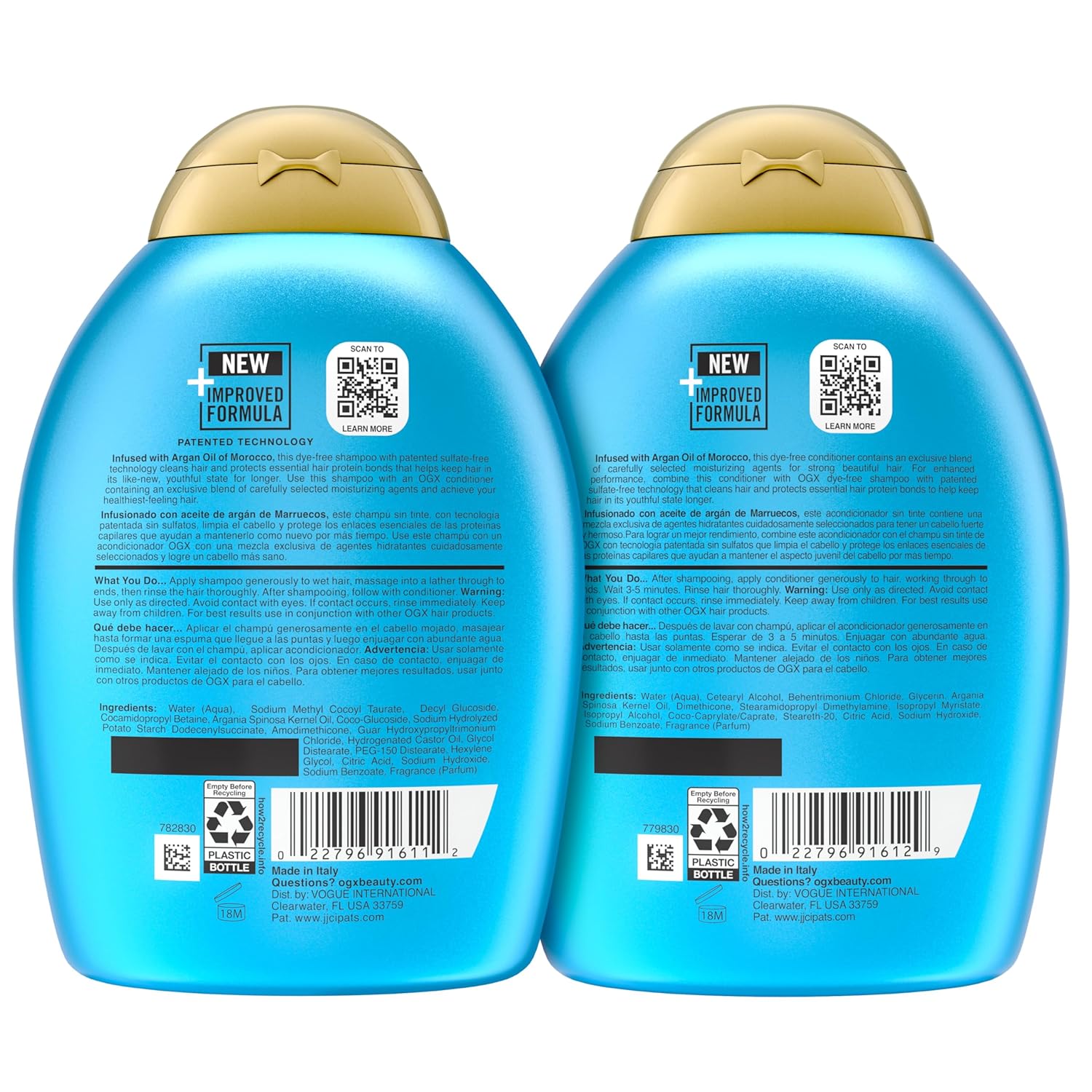 OGX Argan Oil Shampoo & Conditioner Set