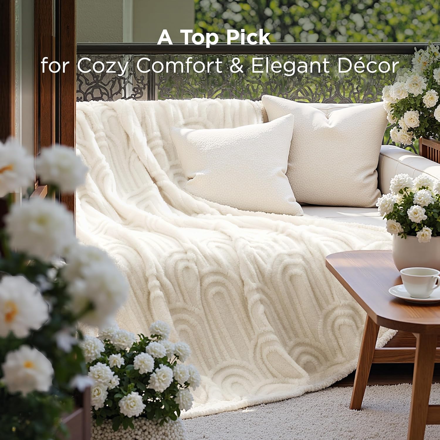 Bedsure GentleSoft Fall Throw Blanket for Couch