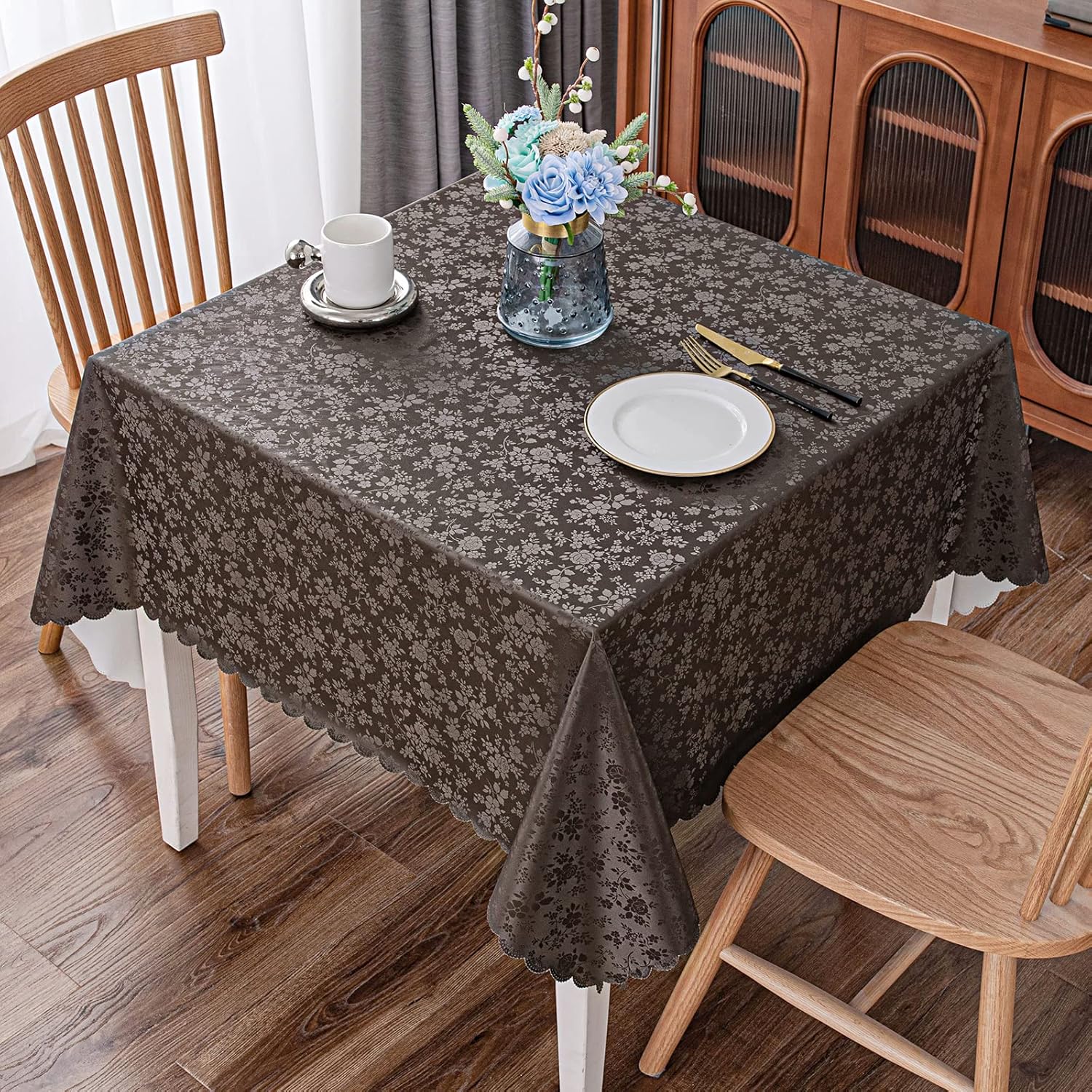 Smiry Rectangle Table Cloth Waterproof Heavy Duty