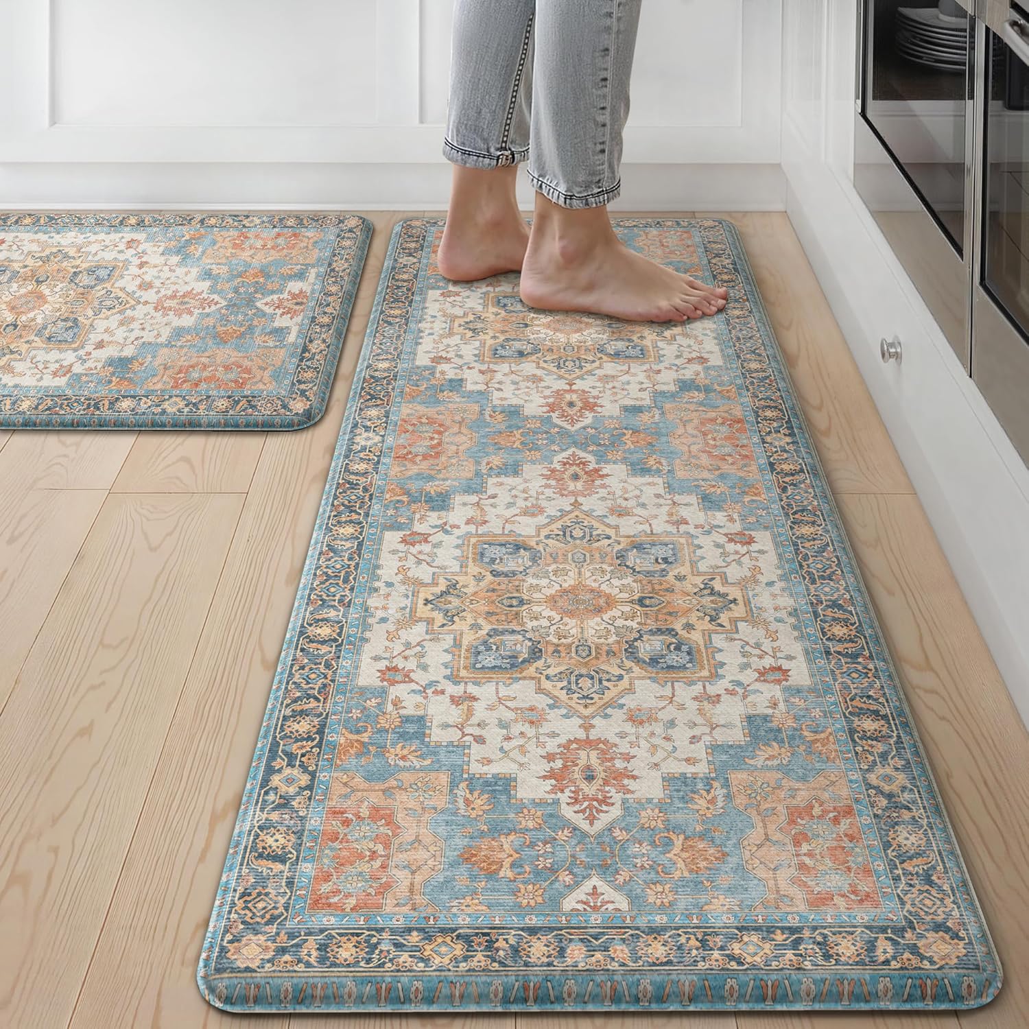 GENIMO Kitchen Mats for Floor 2PCs